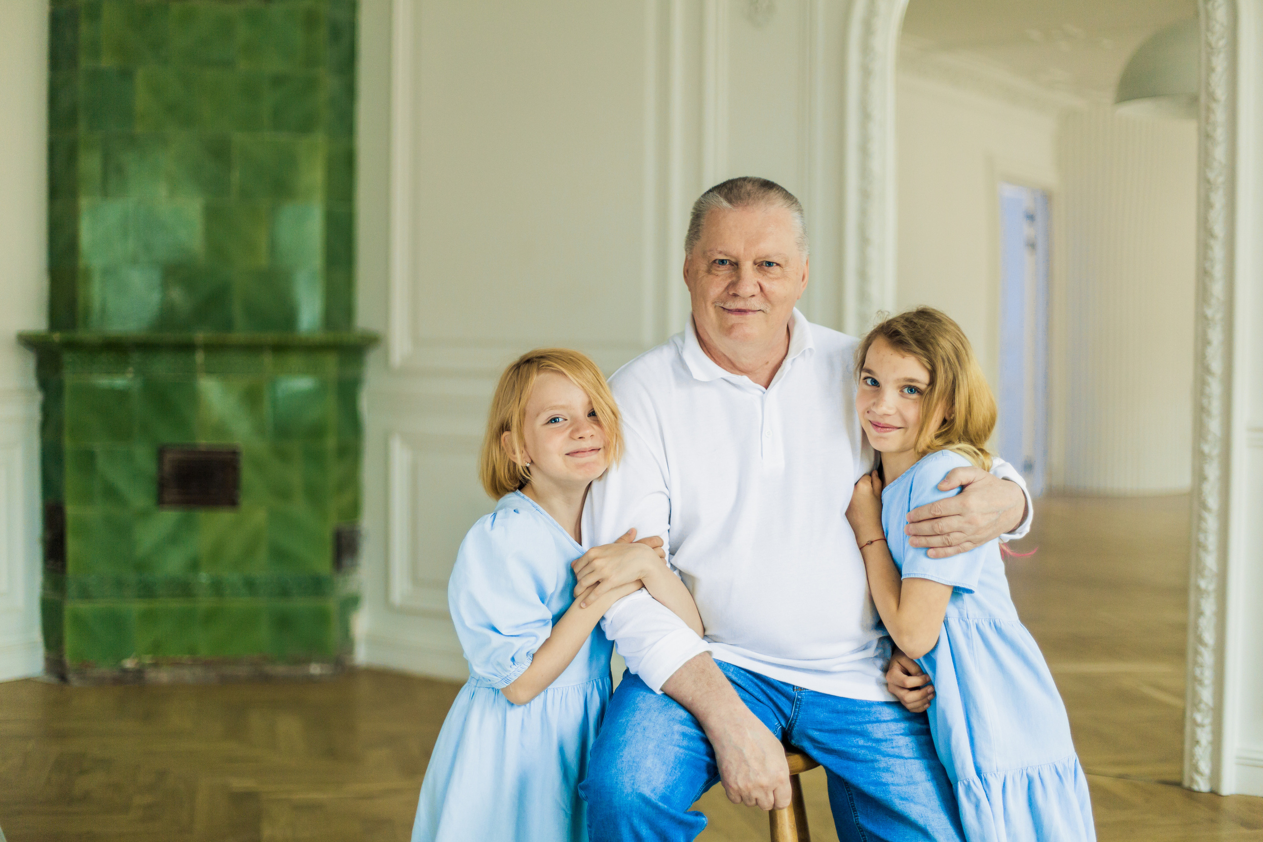 Семейная фотосессия в студии Skypoint на Петроградской. Детский, свадебный и семейный фотограф Юлия Курбатова, Санкт-Петербург