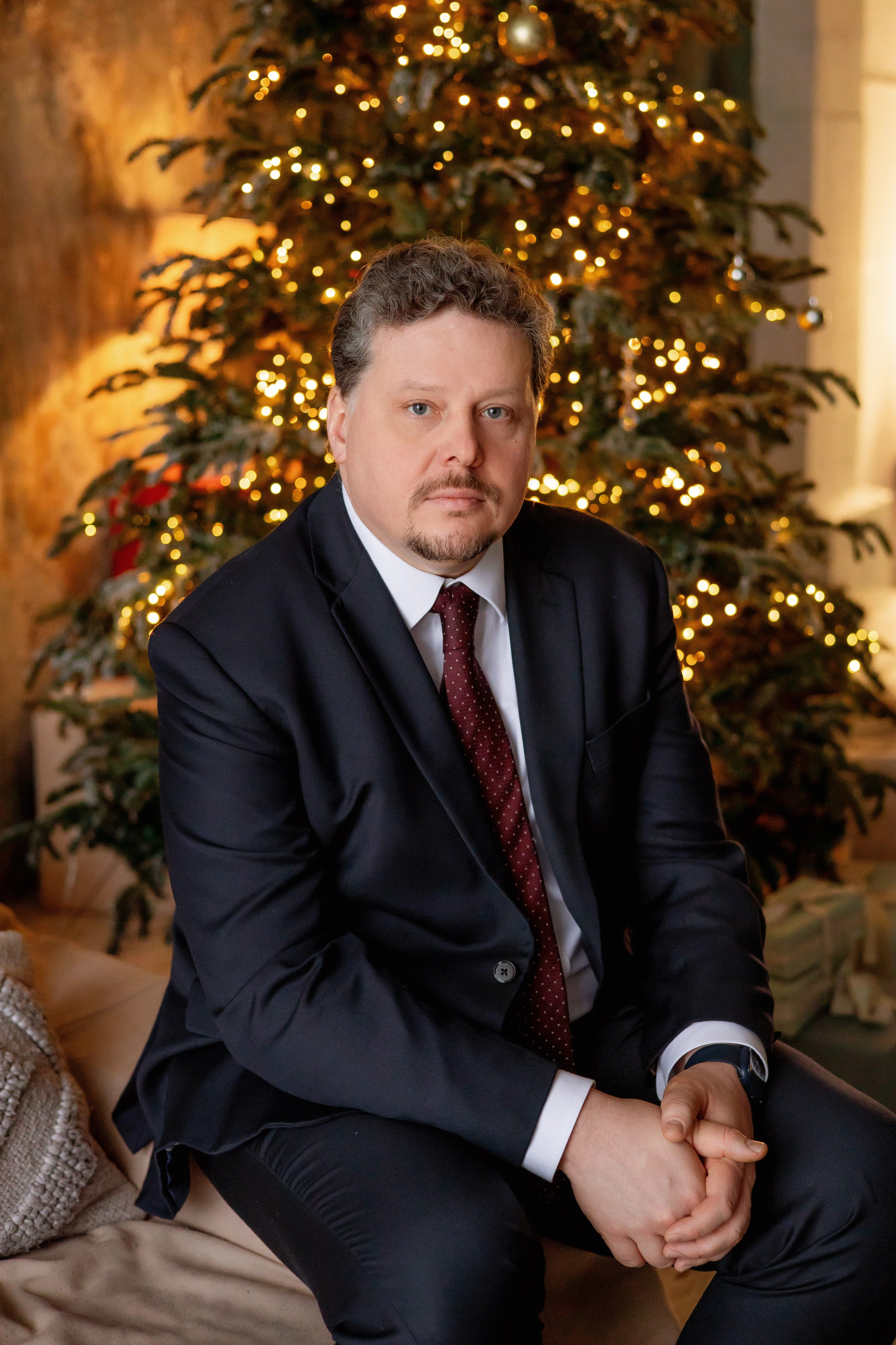 Новогодняя фотосессия для большой семьи. Семейный фотограф в Москве