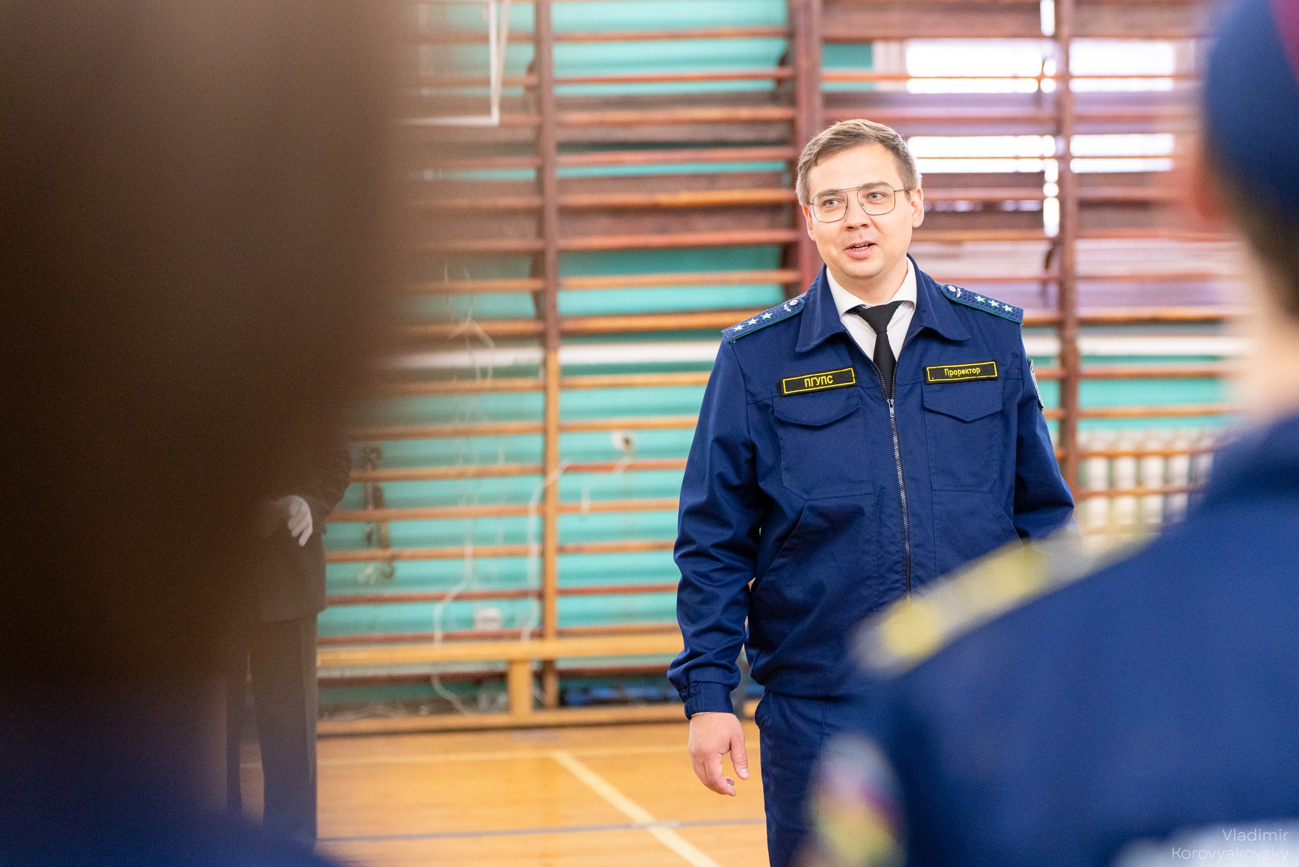Торжественное закрытие курса военной подготовки. Фотограф Владимир Коровяковский