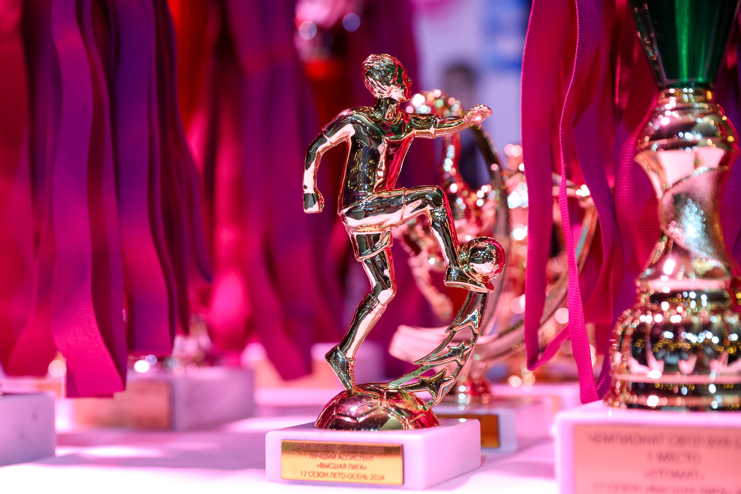 Награждение призеров и победителей СФПЛ сезон 2024. Спортивный фотограф в Самаре