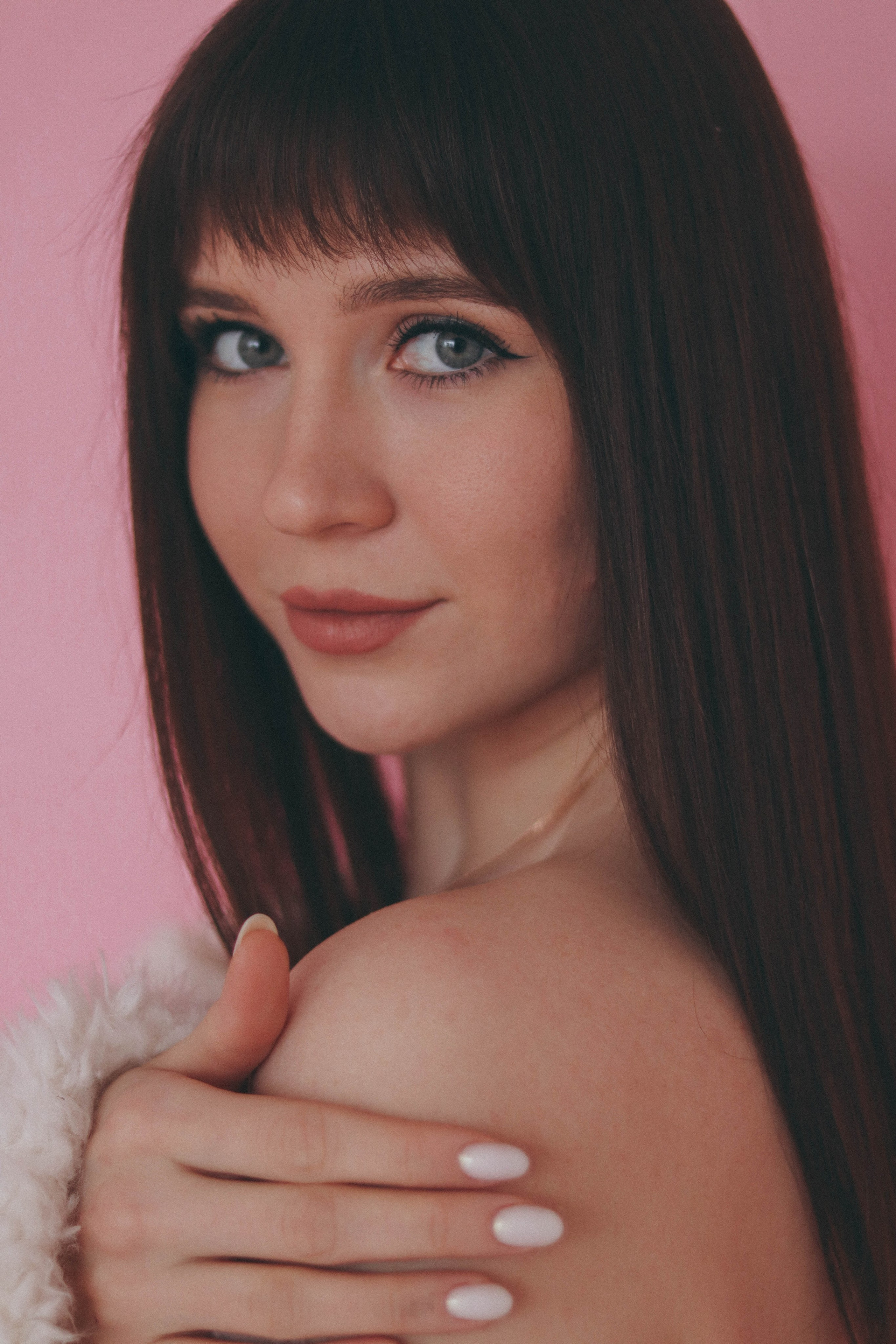 Фотосъёмка Вики в студии. Фотограф Самара Лена Мандарин