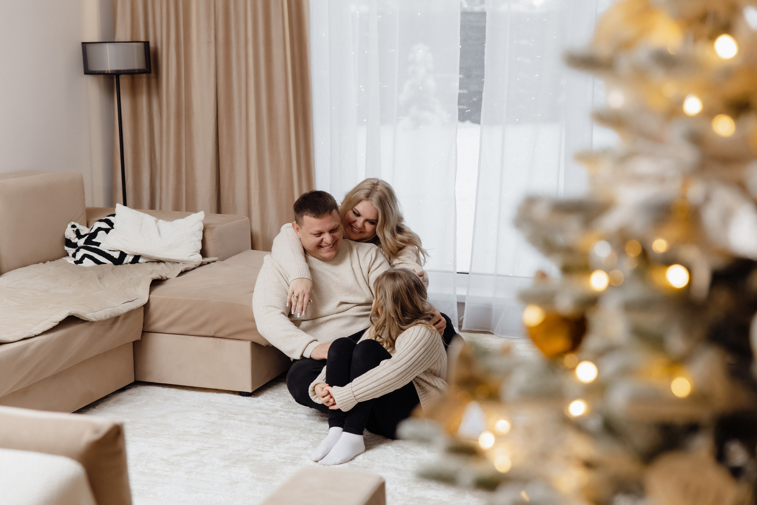 Домашняя новогодняя. Семейный и свадебный фотограф в Челябинске Мария Леонтьева