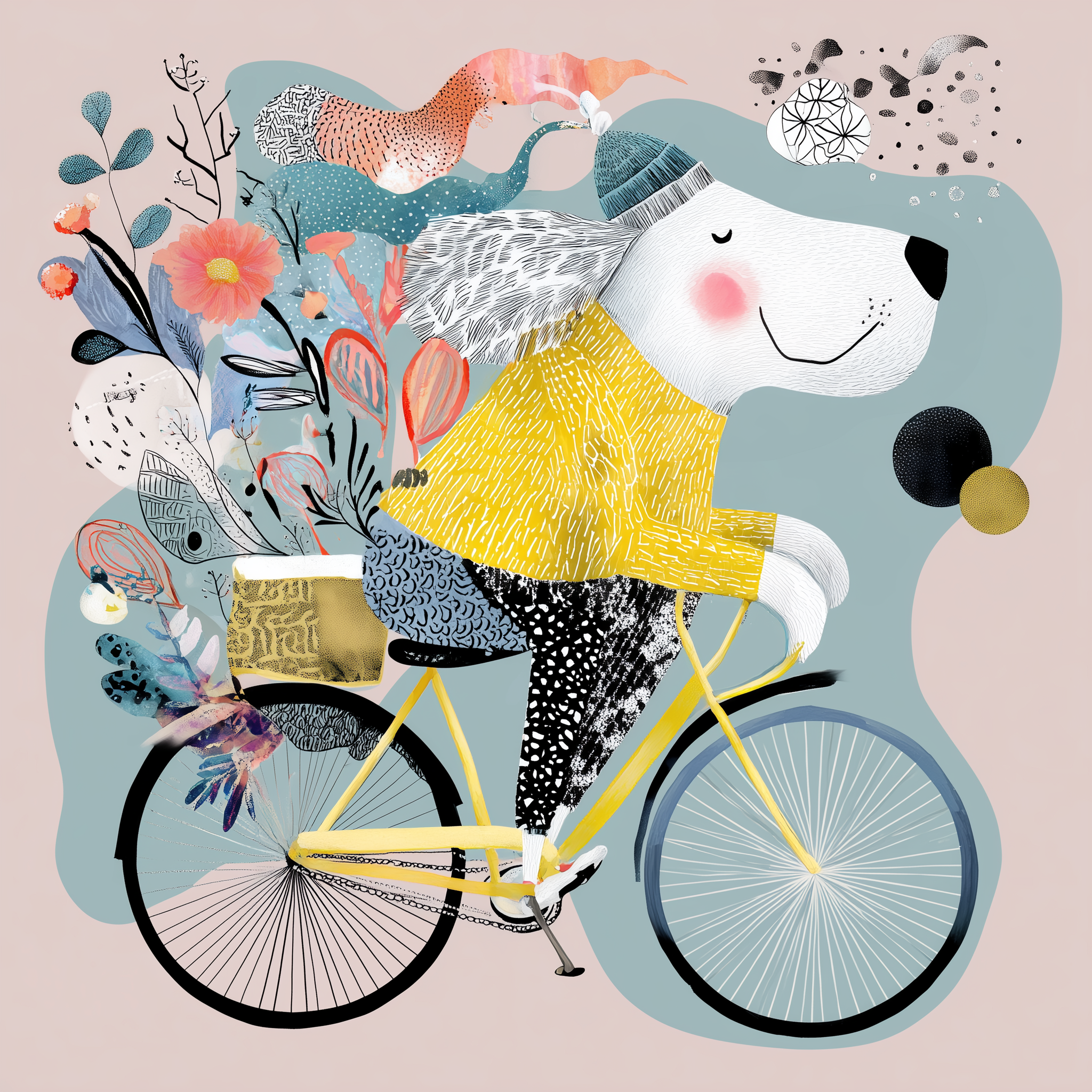 Иллюстрации для зоошанс «Бездомыши». AI-художник, контентмейкер, режиссёр Наталия Жданович