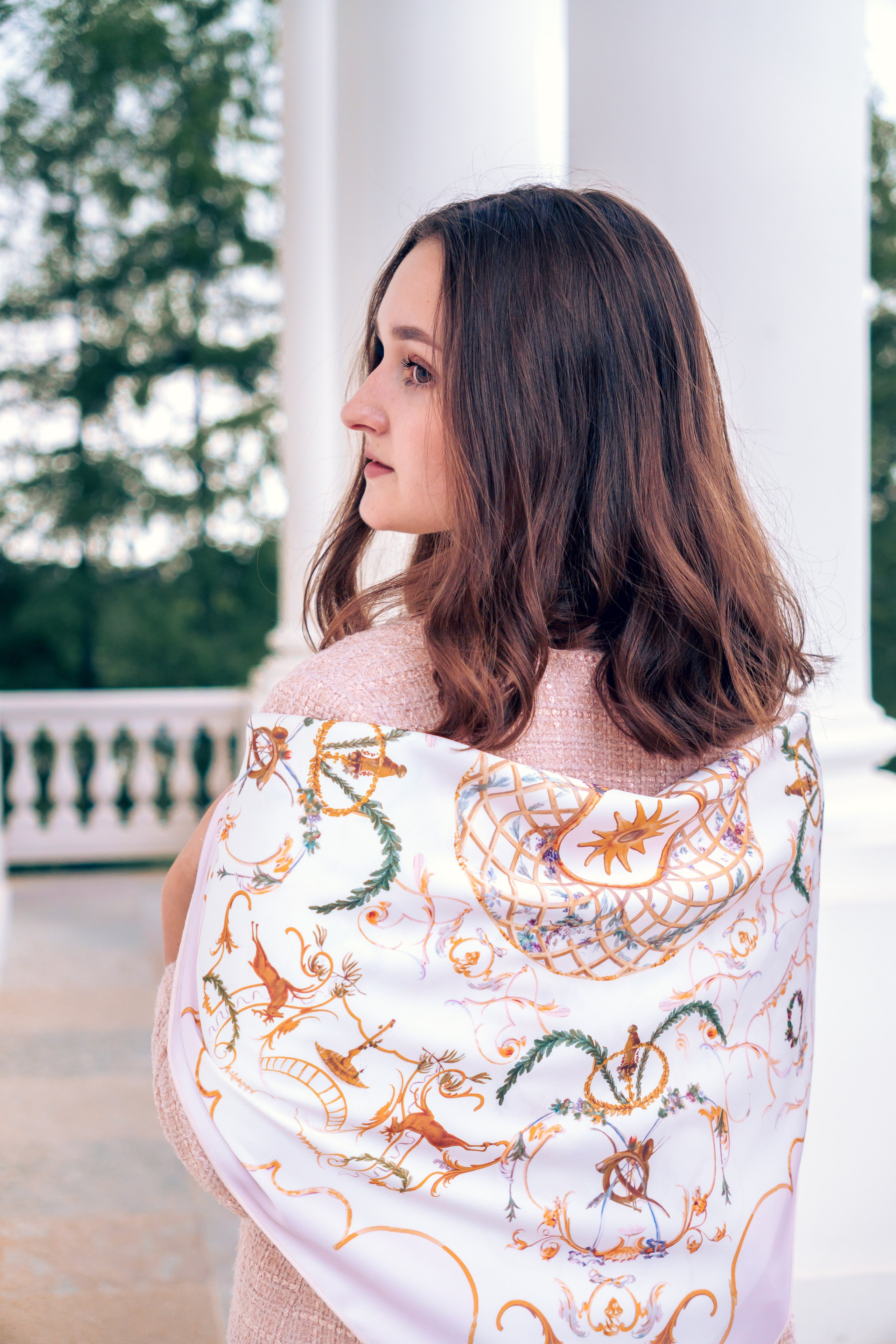 Коллекция платков Дарьи Ильичевой. Фотограф в Санкт-Петербурге Ибрагимова Алина