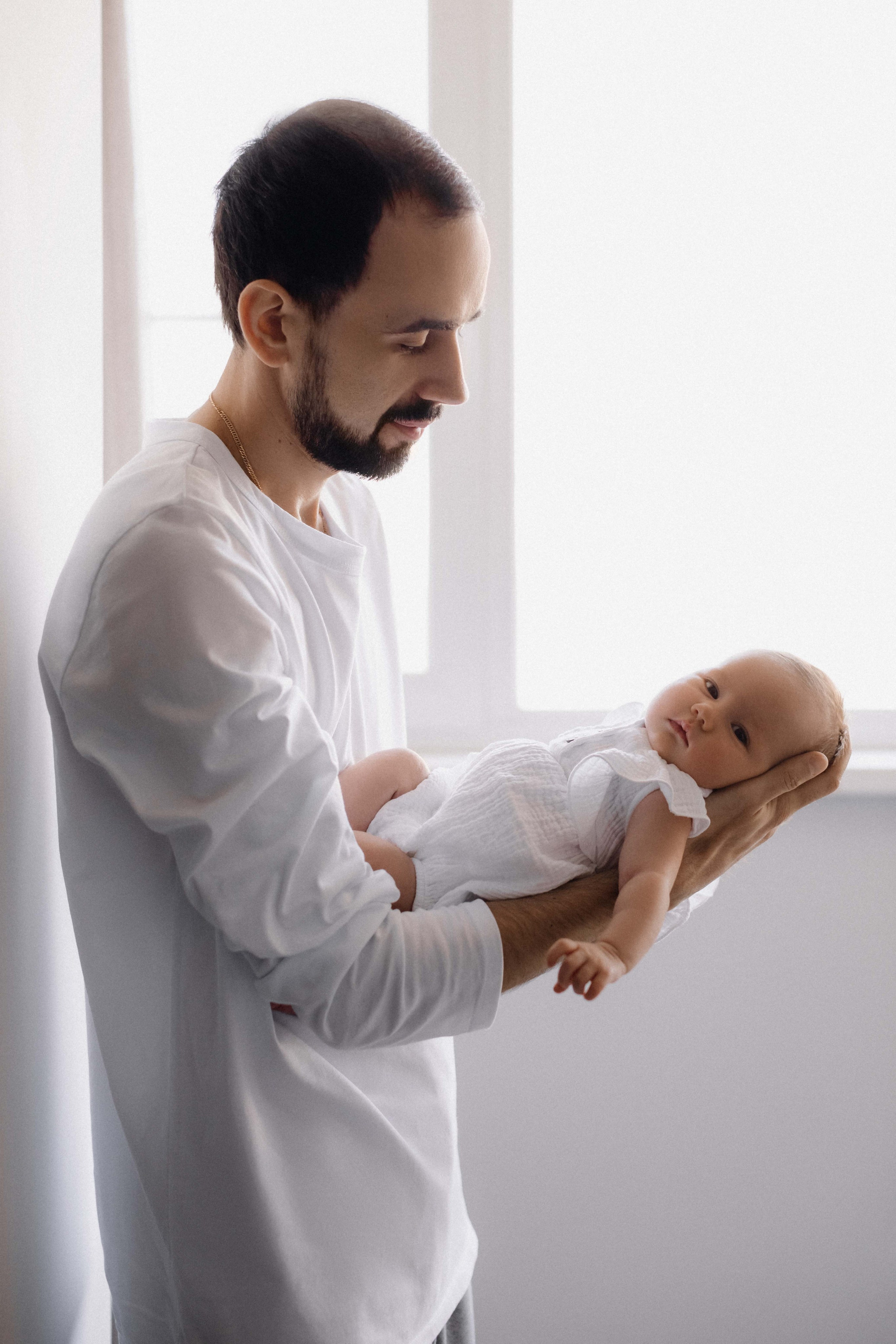 Домашняя фотосессия. Ксю, Вова и Оливия. Фотограф в Москве Ольга Сатони