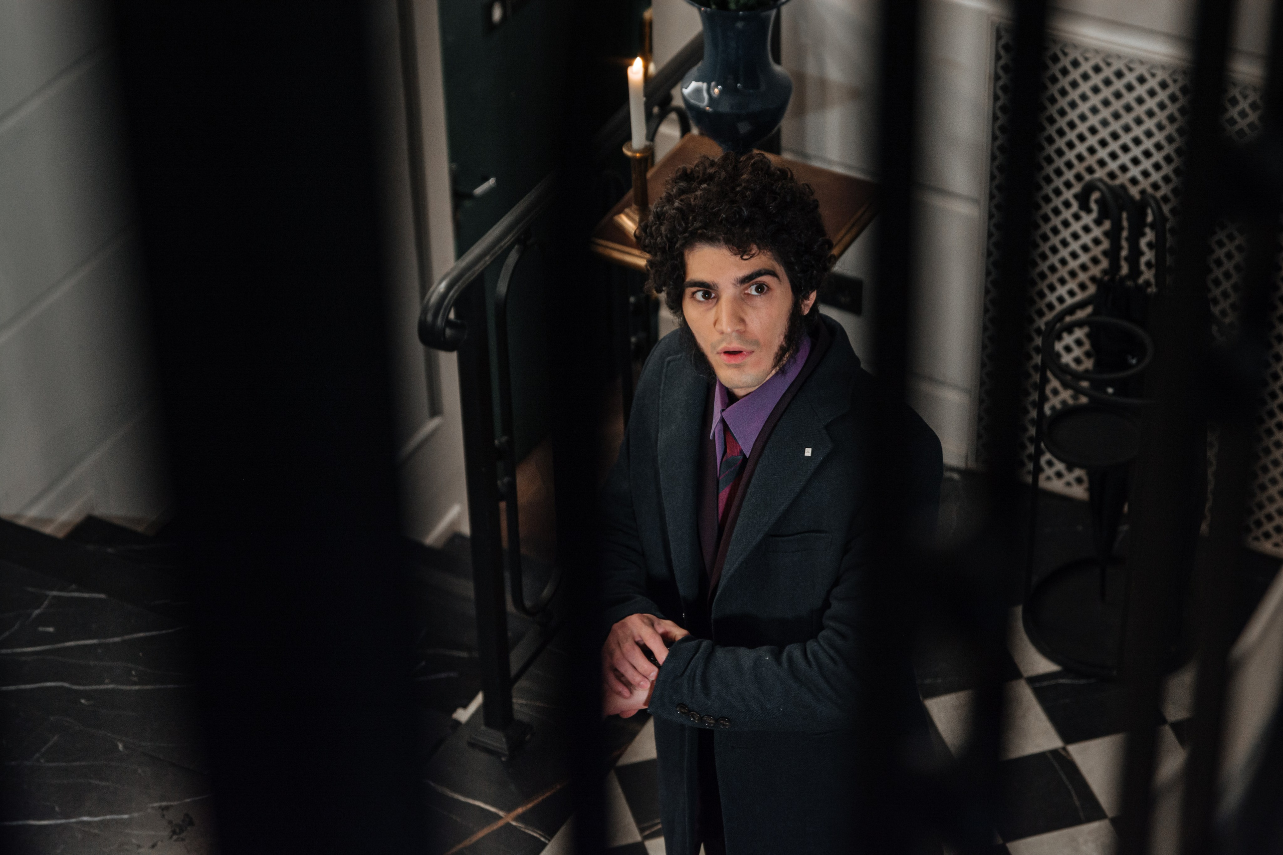 Пушкин в отеле «Оболенский». Съёмка ролика для конкурса. Портретный фотограф в Санкт-Петербурге Дмитриева Наталия