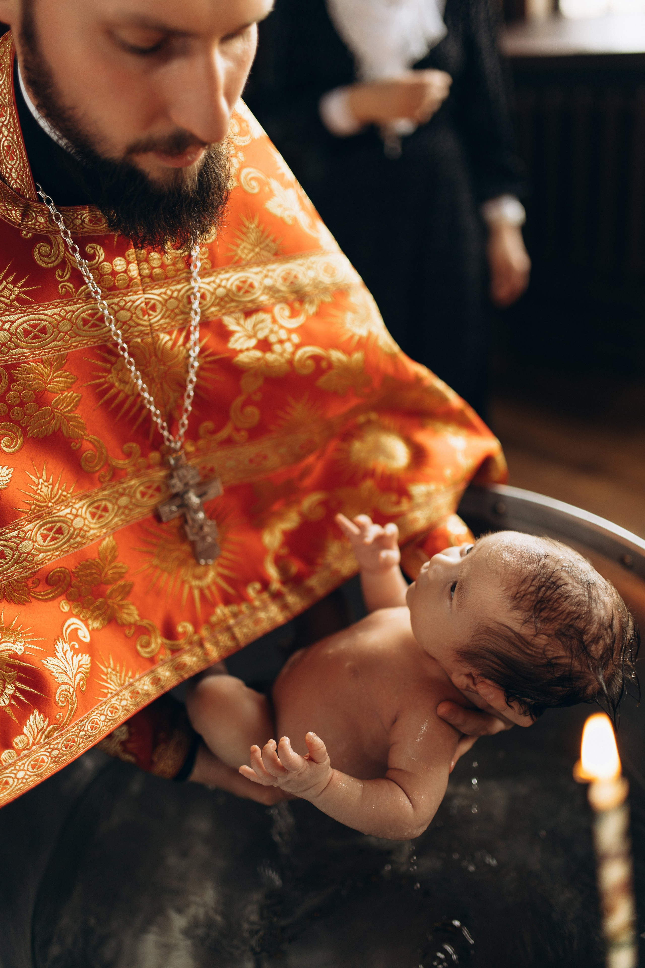 Крещение Лёвы. Самый теплый фотограф в Краснодаре Рябоконь Ксения