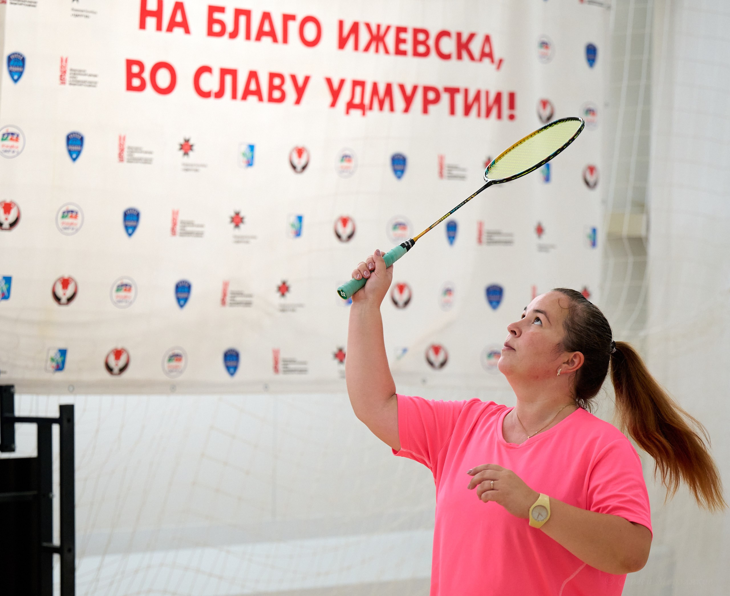 Бадминтон. Мастер-класс Любови Сухановой. Ижевск. 20.07.2024. Спортивный репортажный фотограф в Ижевске Сергей Мерзляков