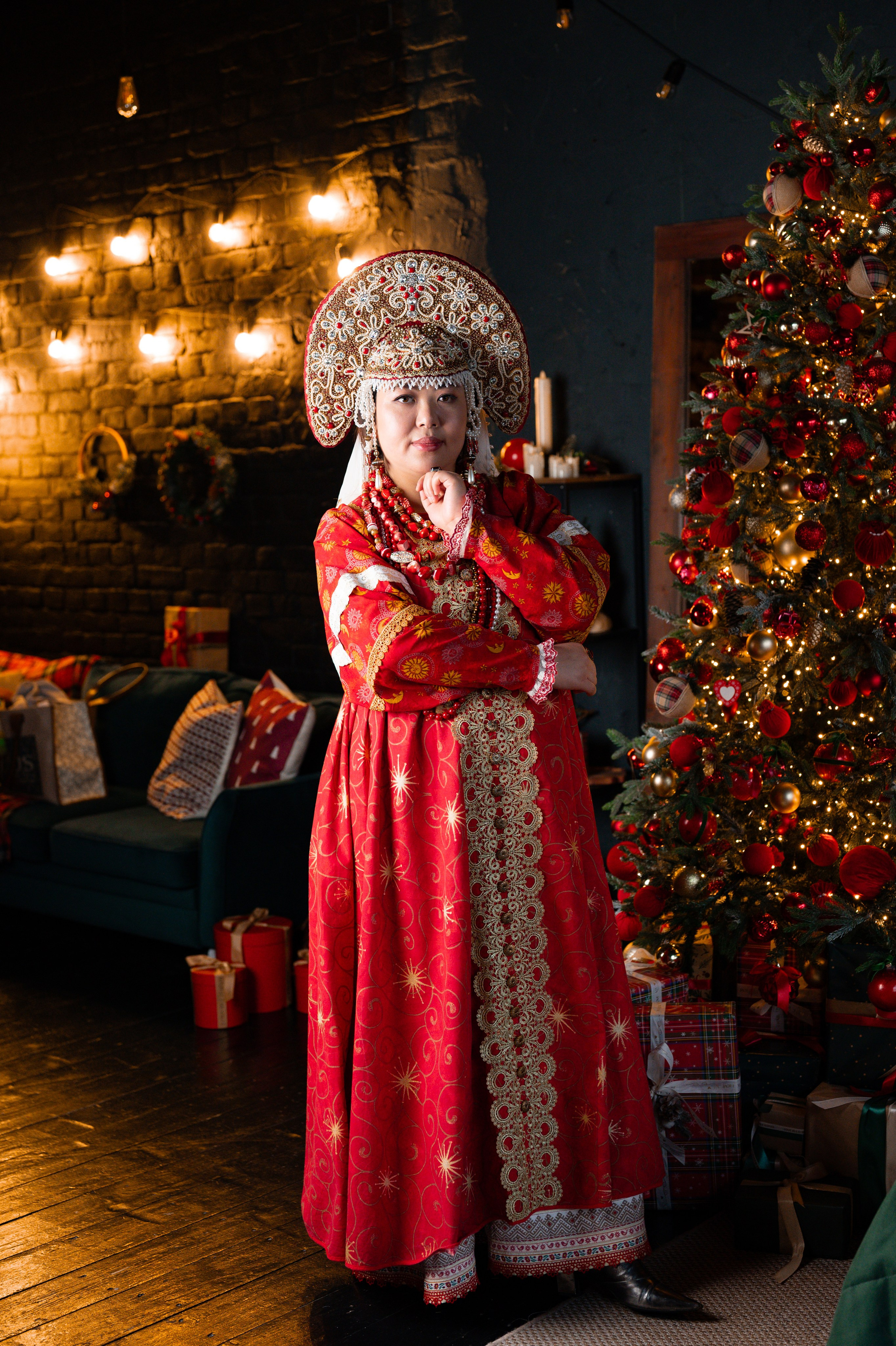 Юй Хань 羽含, Фотосессия в русском наряде. Фотограф Юлия Кондратьева