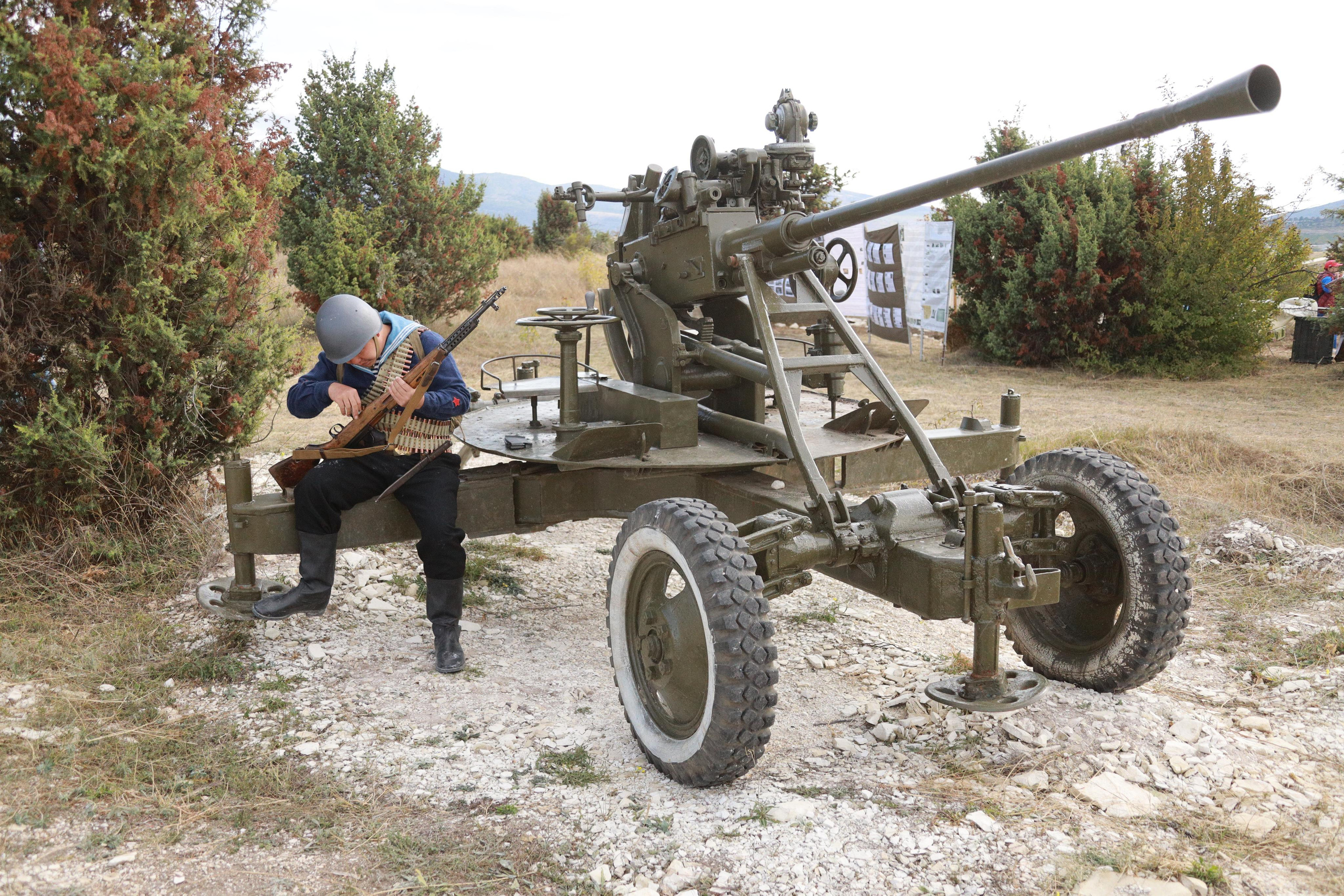 КРЫМСКИЙ ВОЕННО-ИСТОРИЧЕСКИЙ ФЕСТИВАЛЬ на Федюхиных высотах. Свадебный и портретный фотограф Ростислав Выхрыстюк