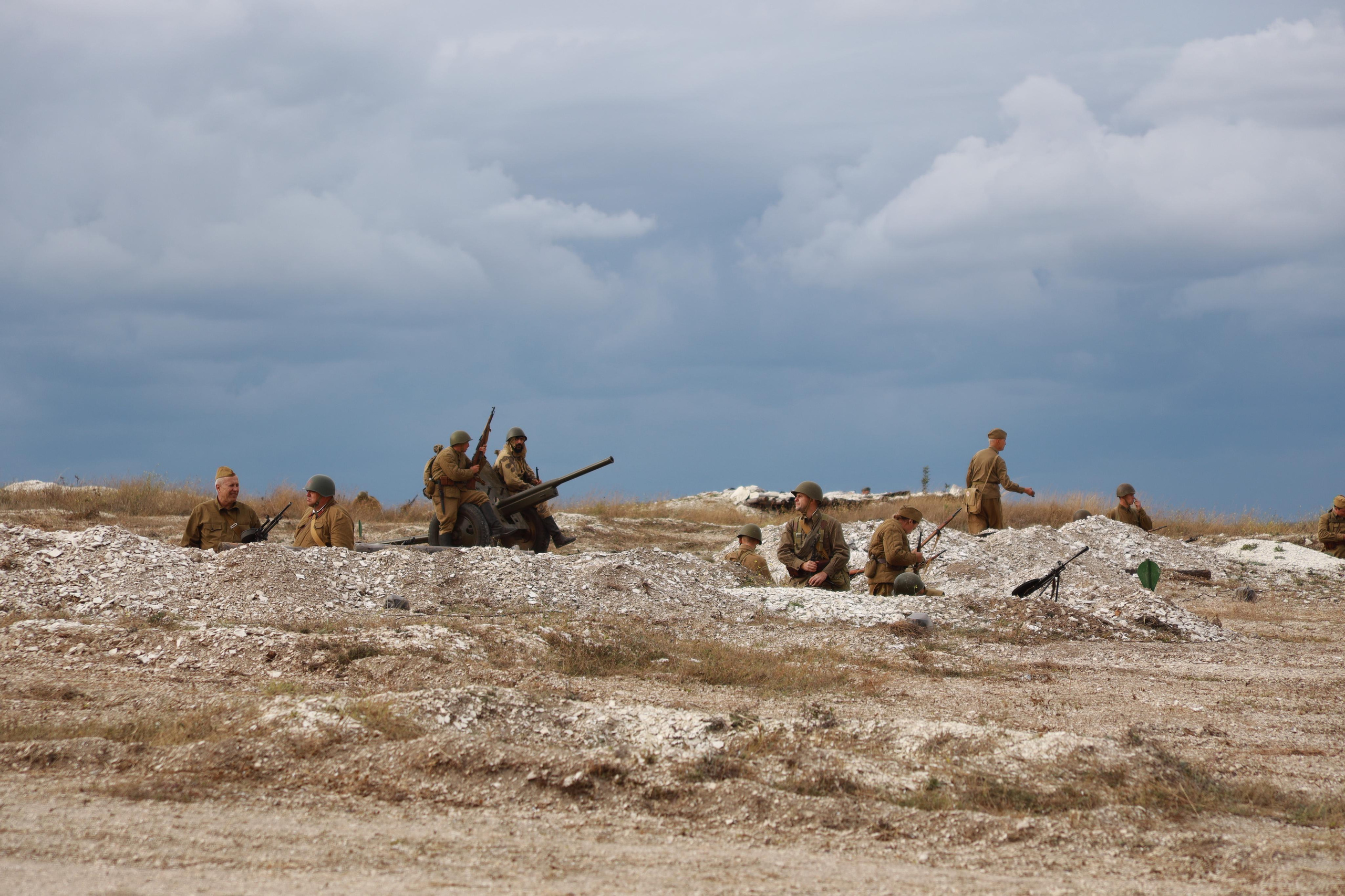 КРЫМСКИЙ ВОЕННО-ИСТОРИЧЕСКИЙ ФЕСТИВАЛЬ на Федюхиных высотах. Свадебный и портретный фотограф Ростислав Выхрыстюк