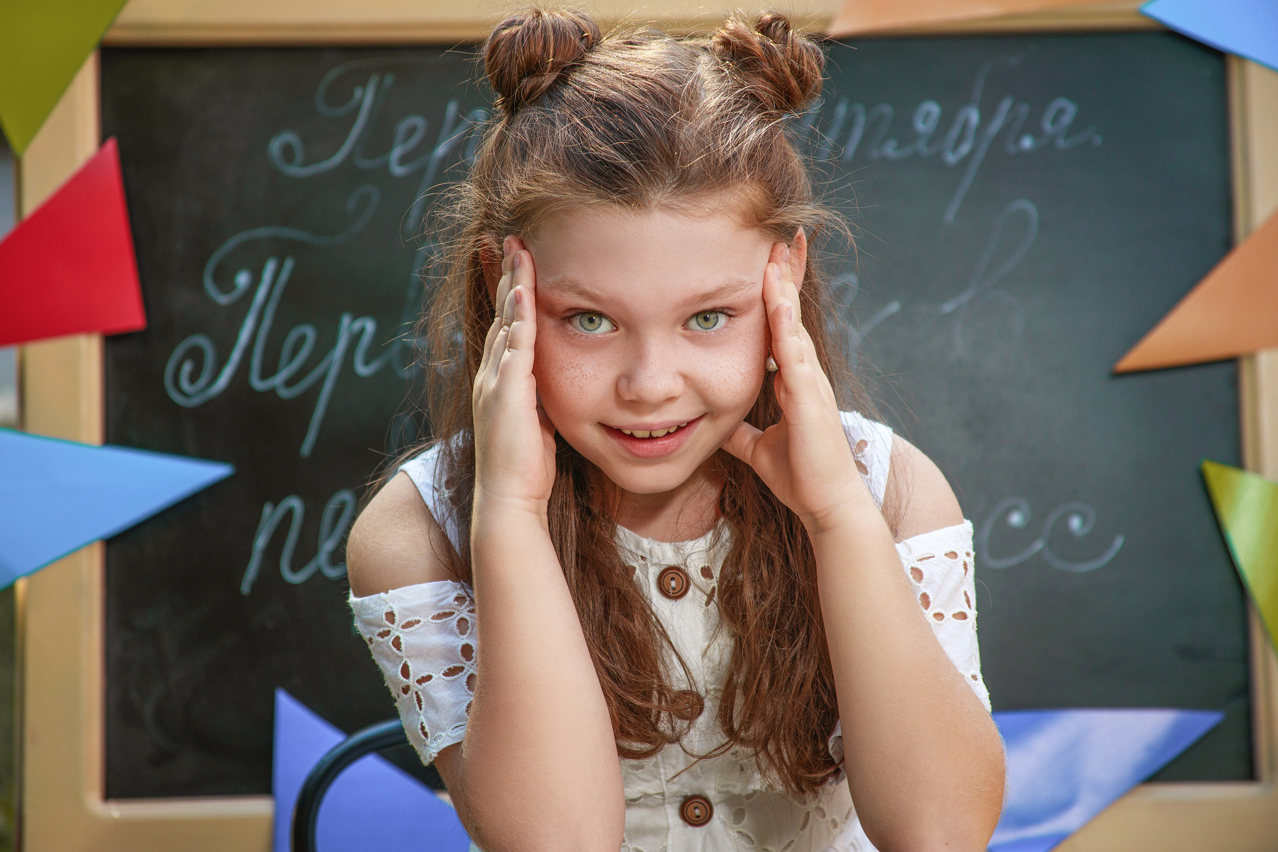 Уличная фотосессия первоклашек. Свадебный и портретный фотограф Ростислав Выхрыстюк