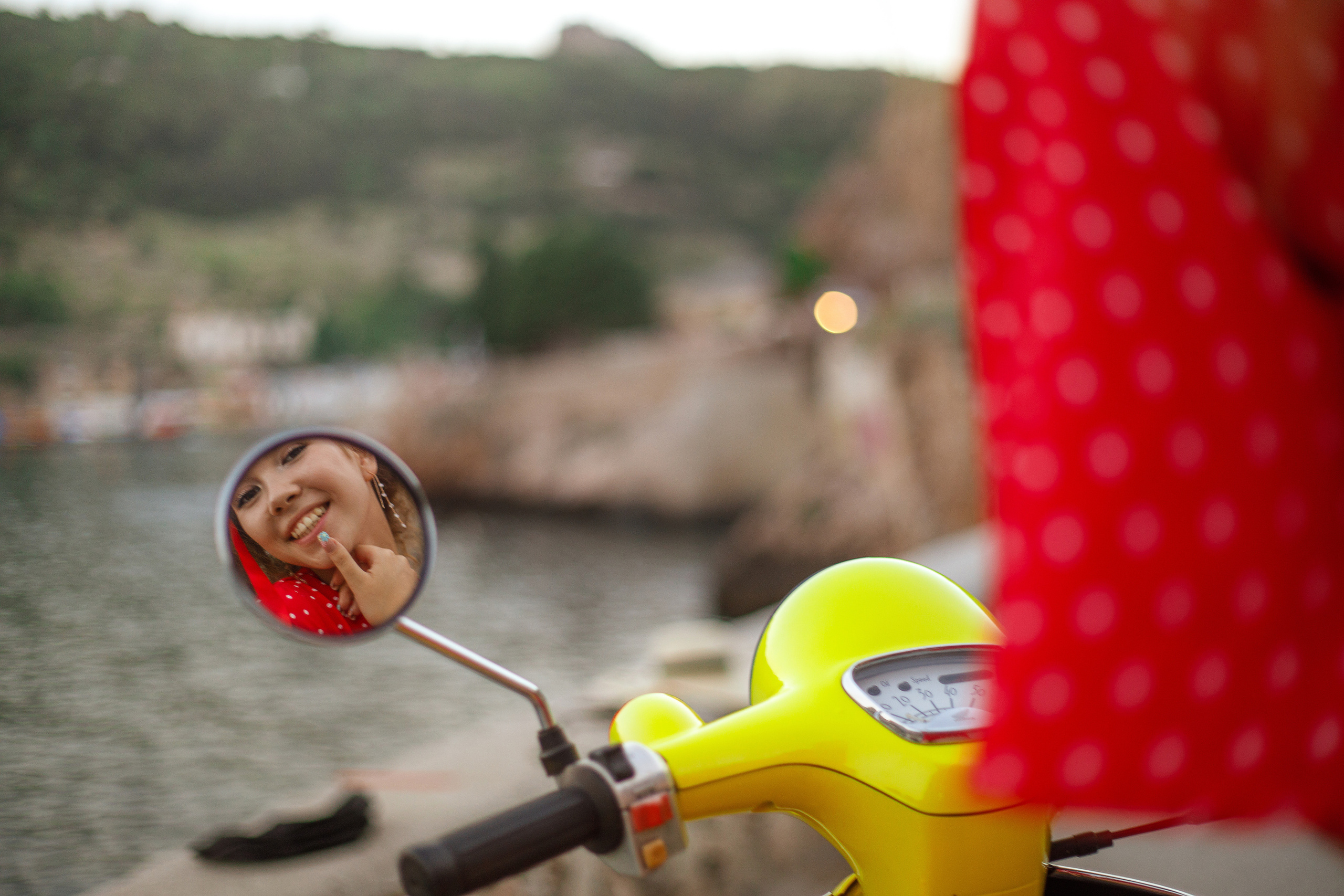 Фотосъёмка с мопедом