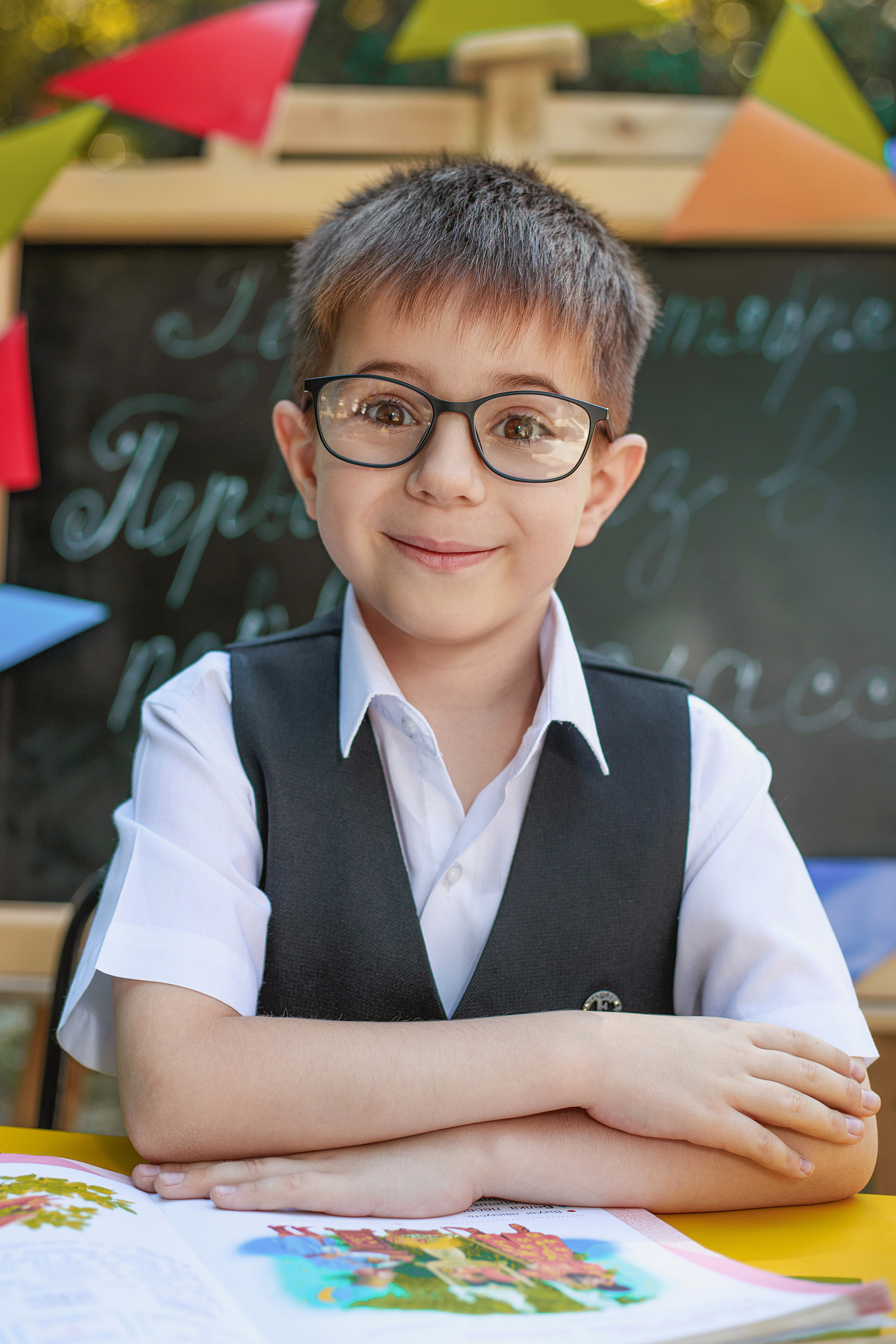 Фотосъёмка первоклассников на улице. Свадебный и портретный фотограф Ростислав Выхрыстюк