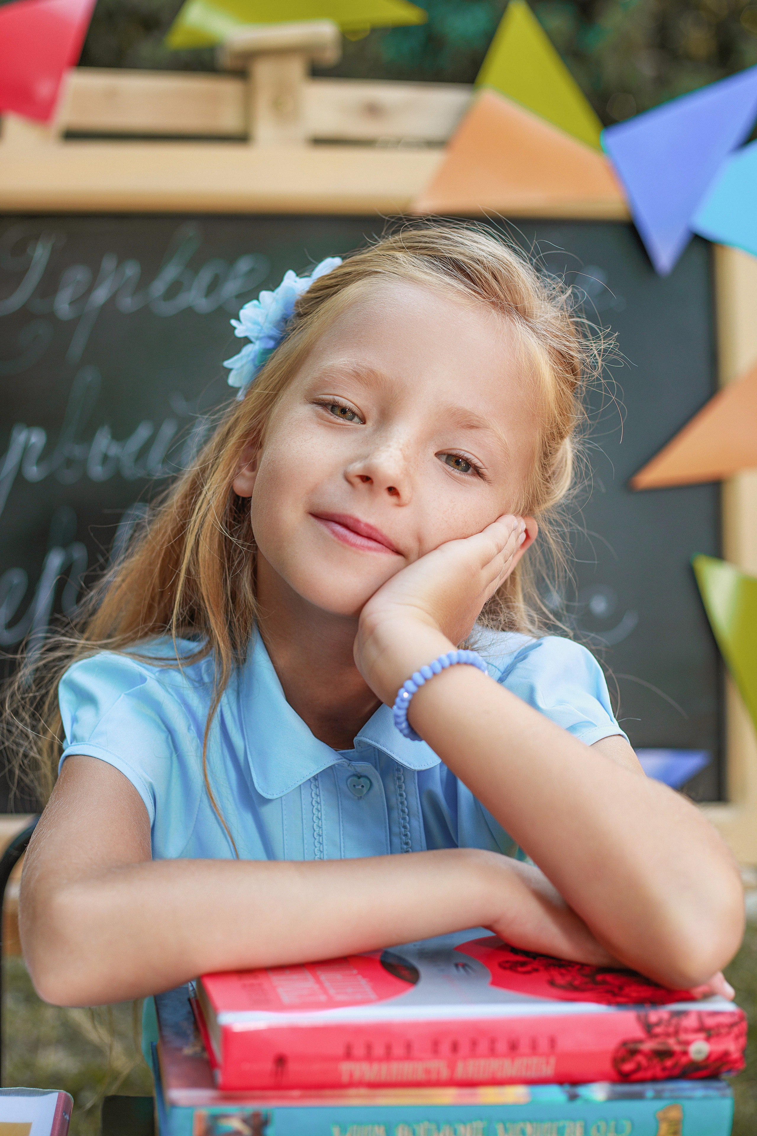 Фотосъёмка первоклассников на улице. Свадебный и портретный фотограф Ростислав Выхрыстюк