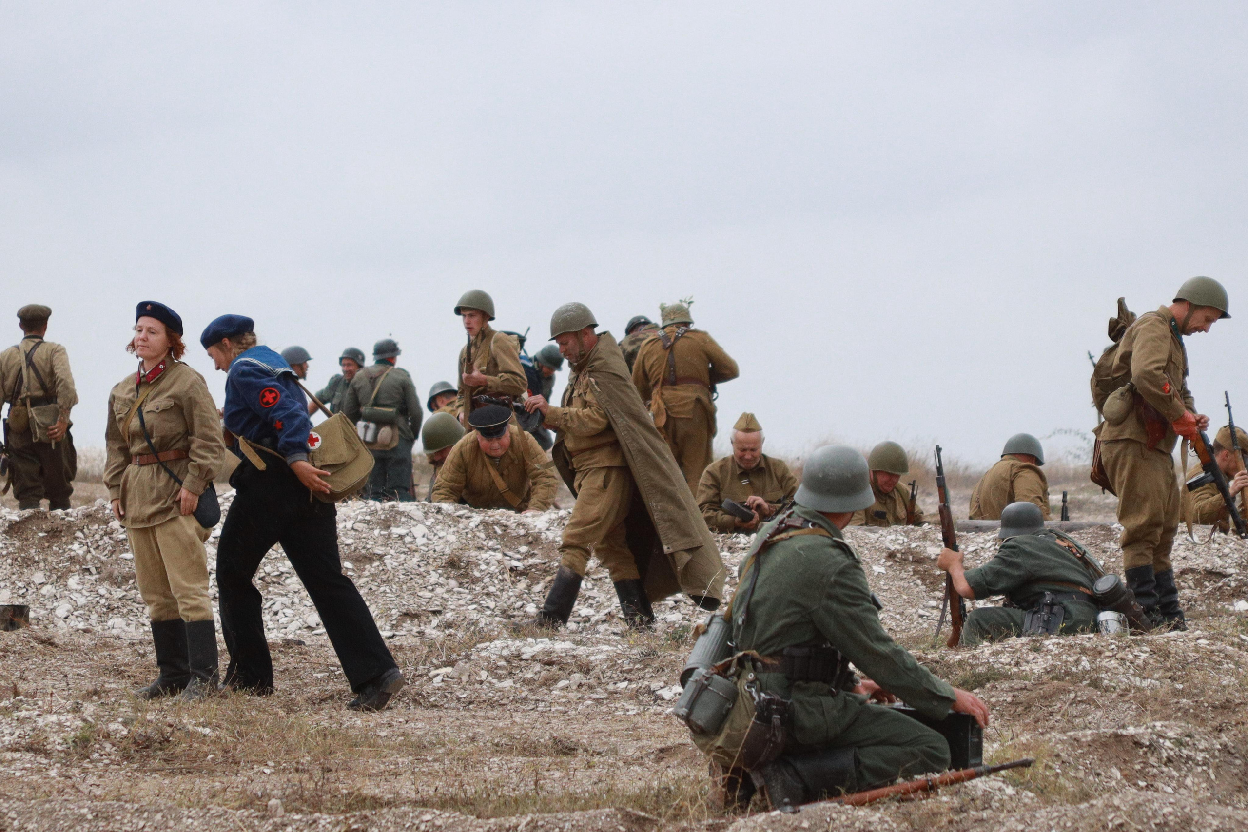 КРЫМСКИЙ ВОЕННО-ИСТОРИЧЕСКИЙ ФЕСТИВАЛЬ на Федюхиных высотах. Свадебный и портретный фотограф Ростислав Выхрыстюк