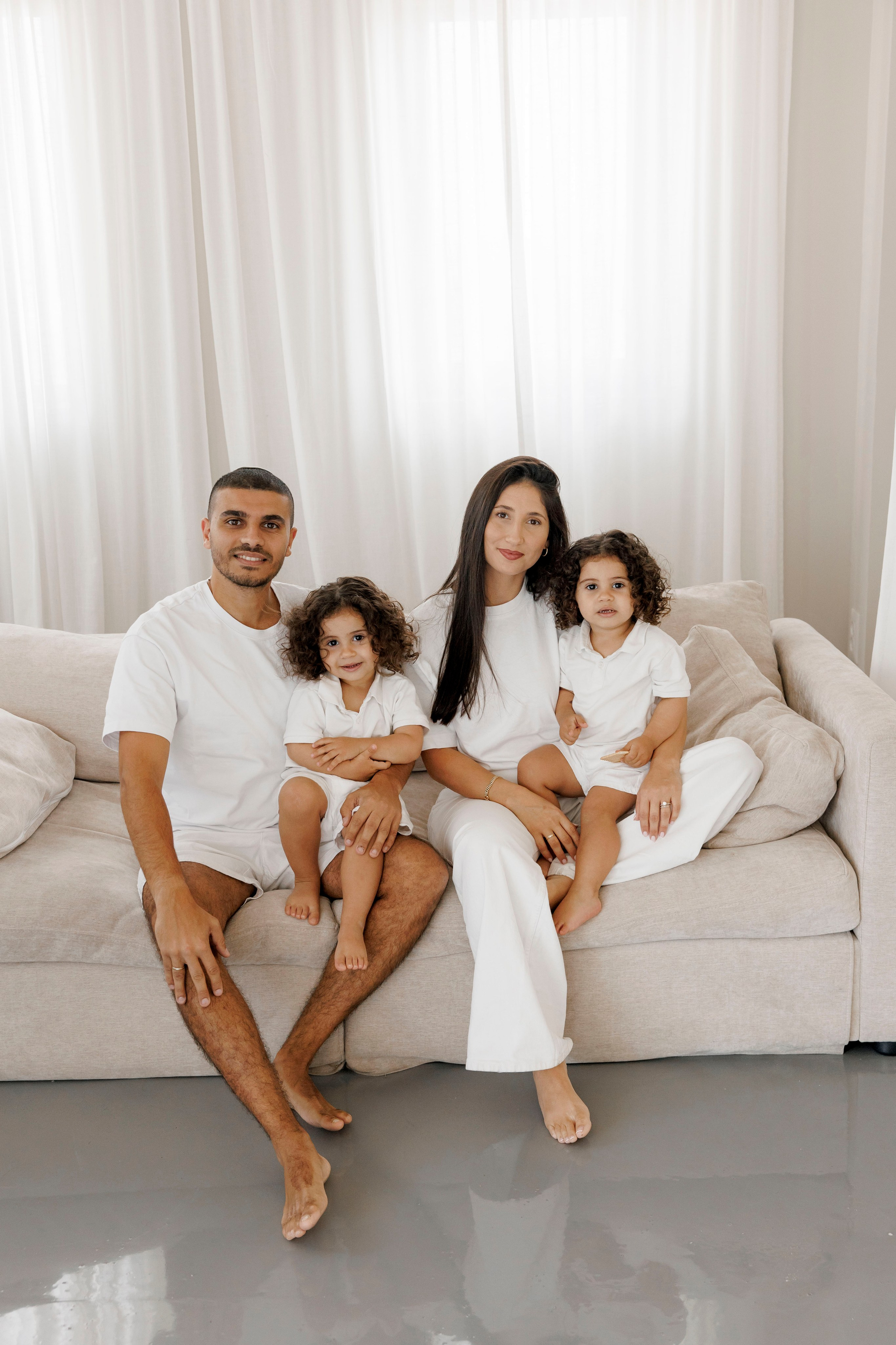 Family photoshoot inside the studio in Hadera. Wedding and family photographer