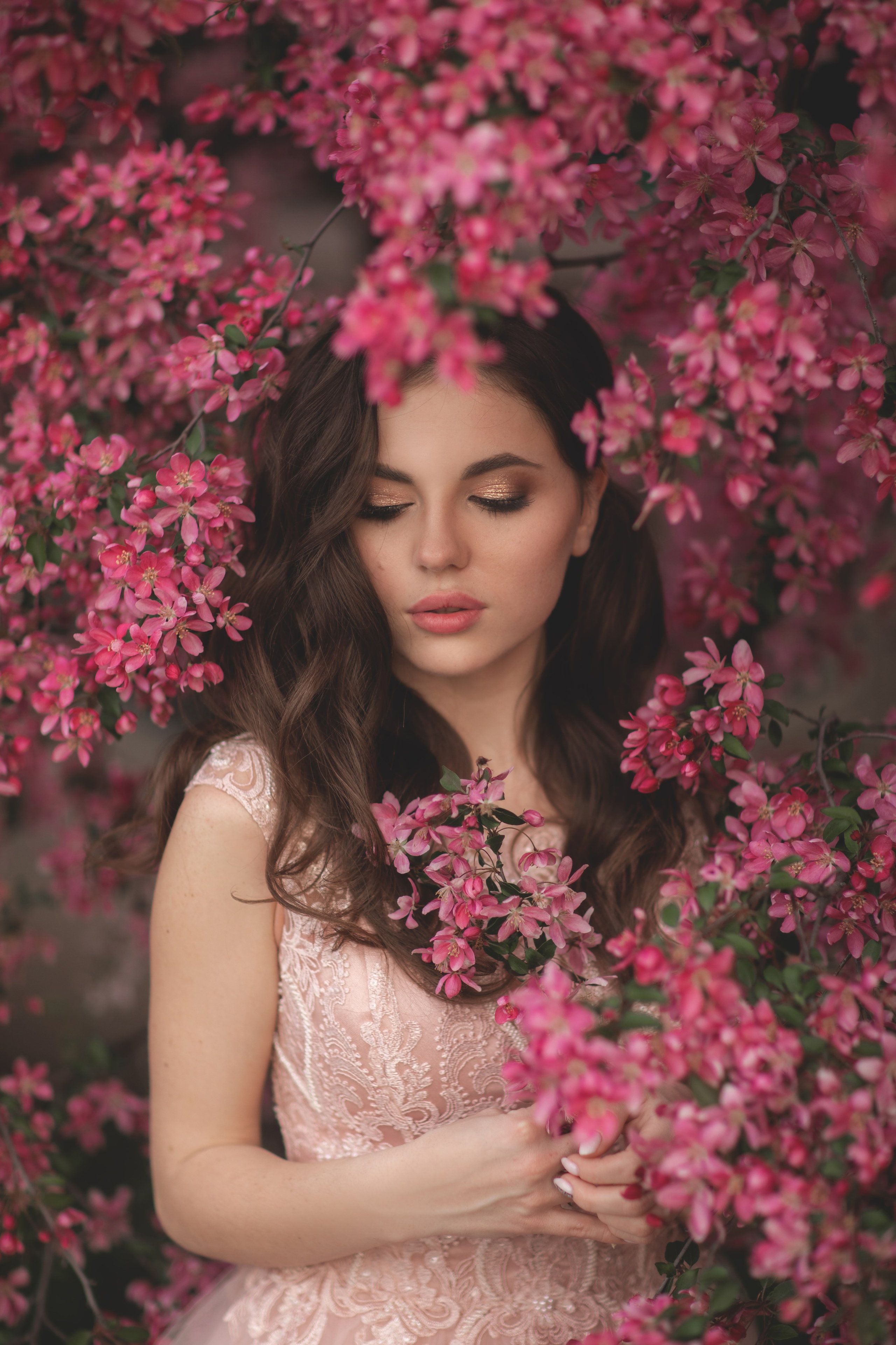 Декоративная яблоня. Семейный и детский фотограф Краснодар Валерия Власенко