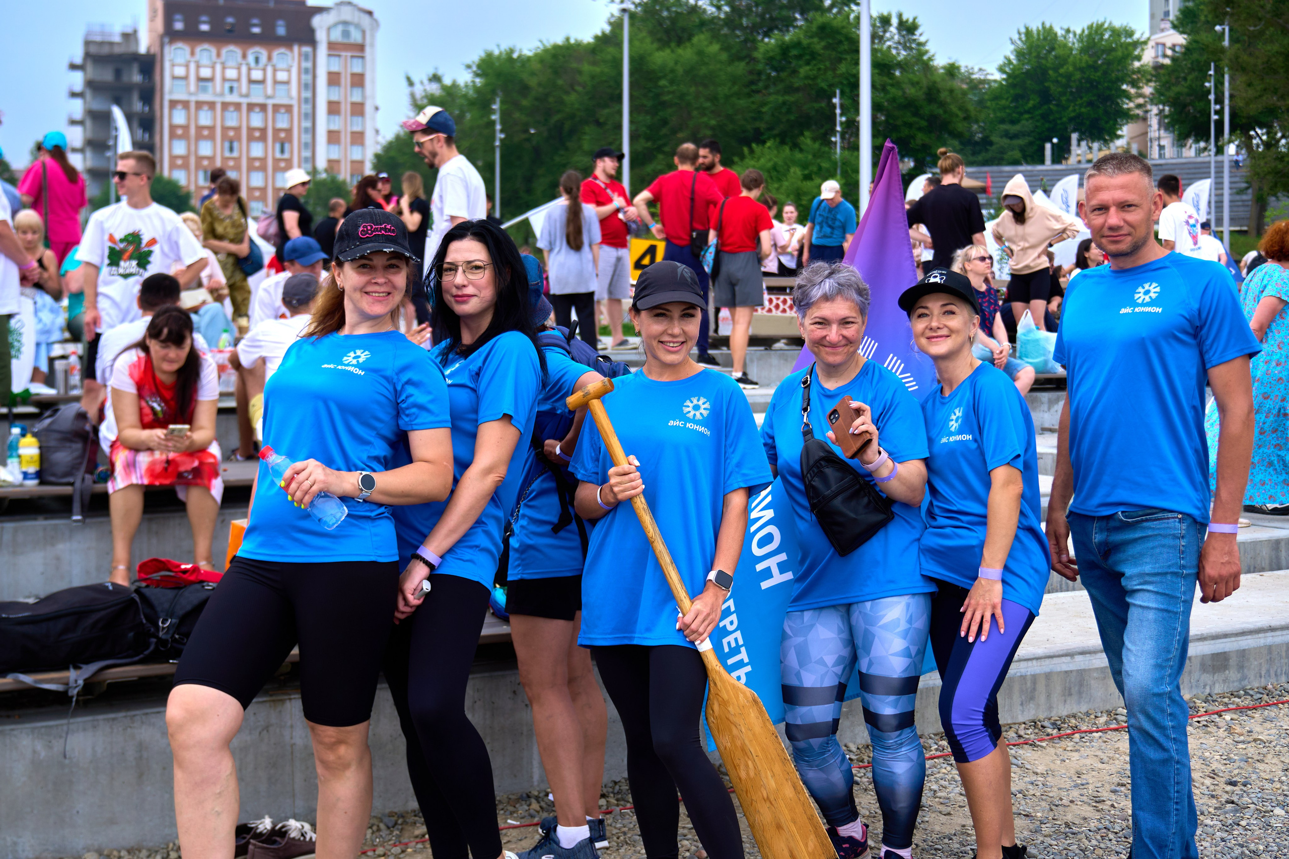 Соревнования на лодках дракон Айс Юнион. Фотограф во Владивостоке