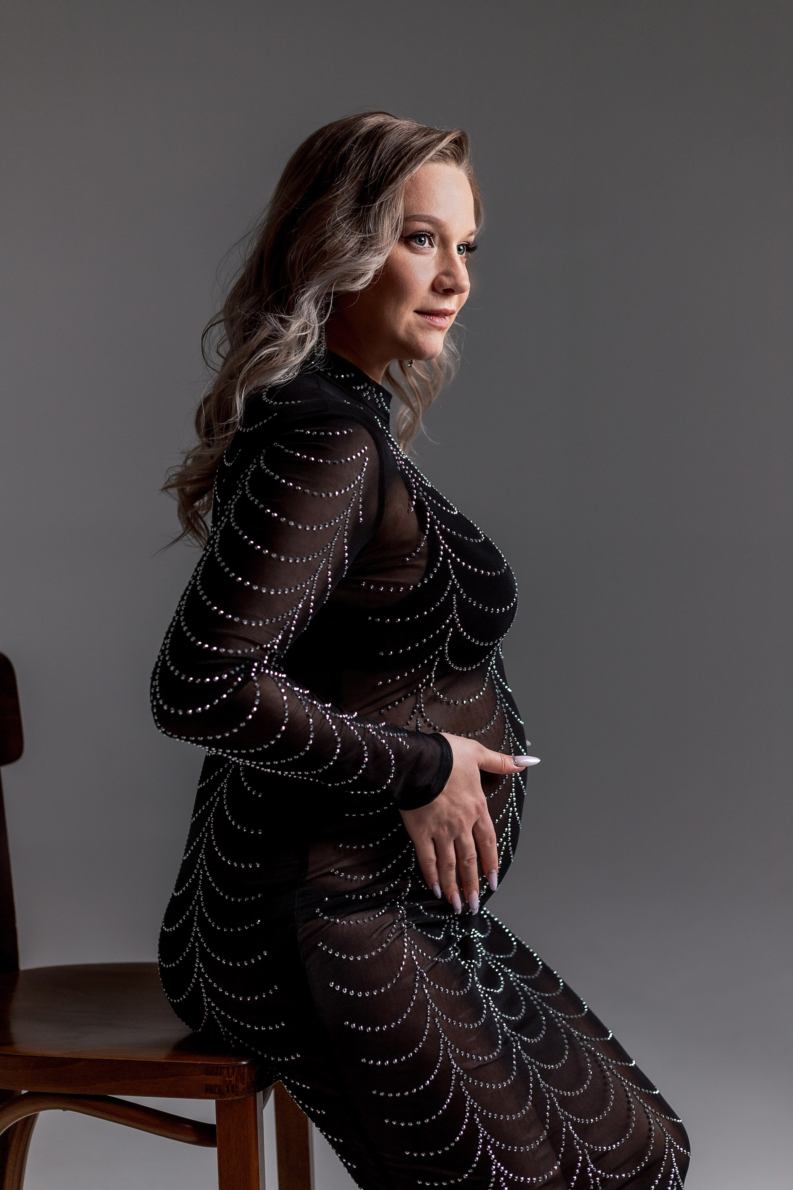 Девять месяцев до встречи с малышом, красивая фотосессия беременности. Фотограф Ольга Баранова