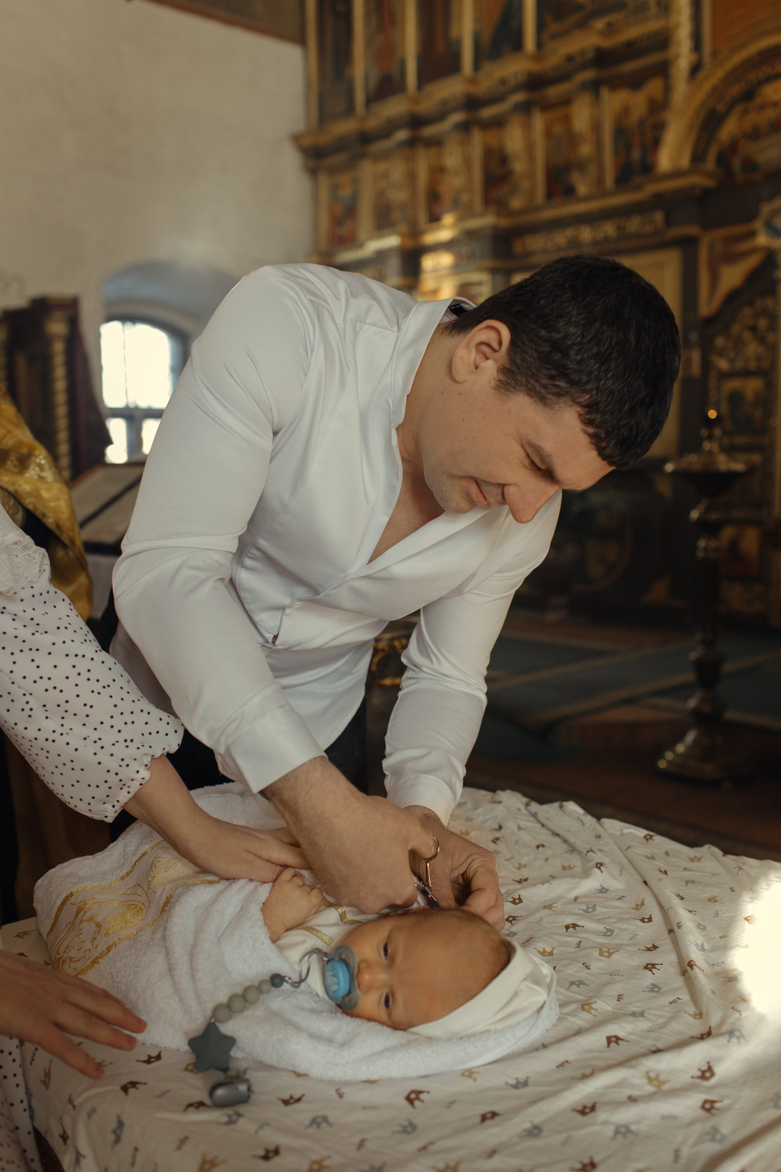 Крещение Льва, Благовещенская церковь в Прусово. Главная