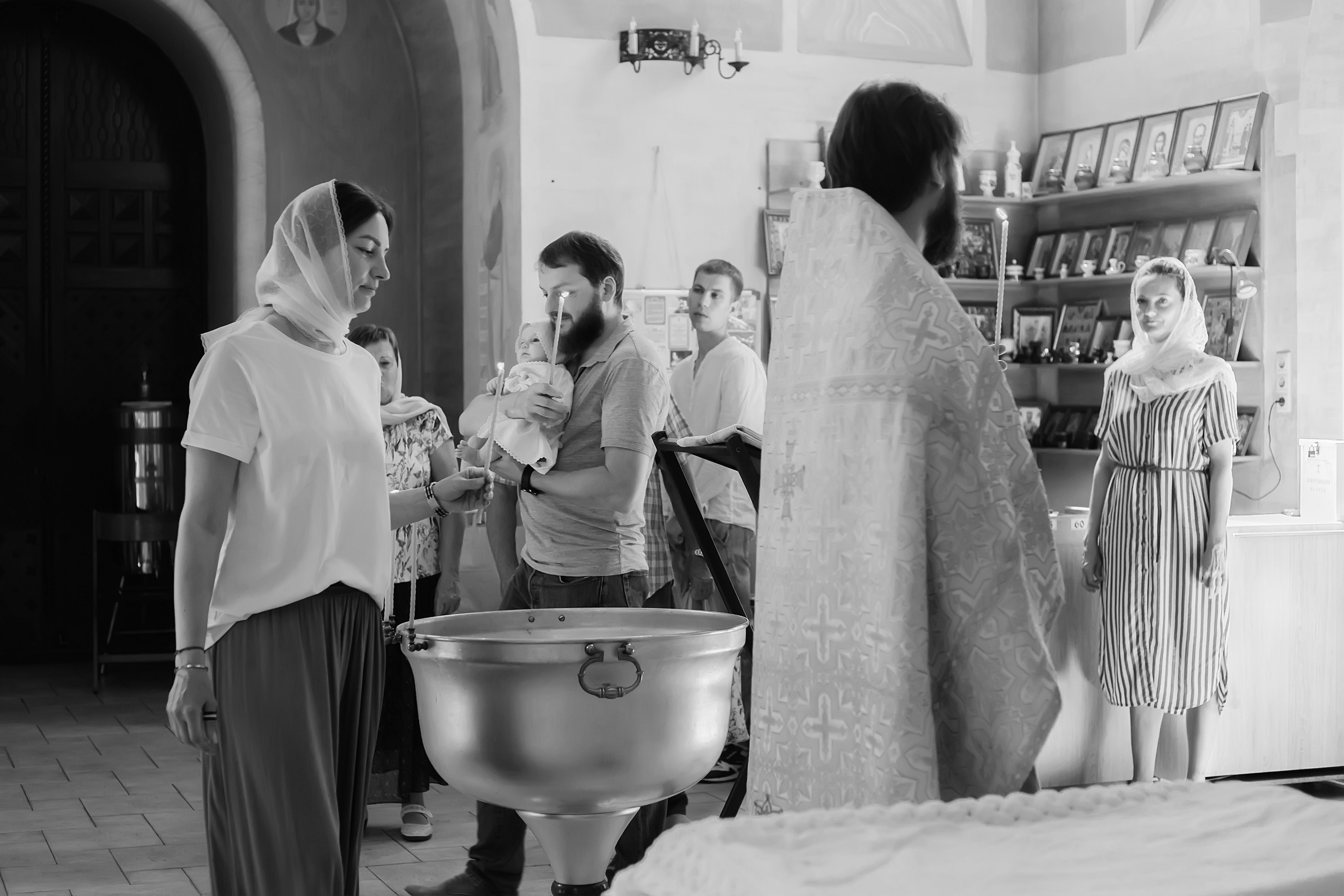 Крещение Валерии. Школьный и детский фотограф Старожилово