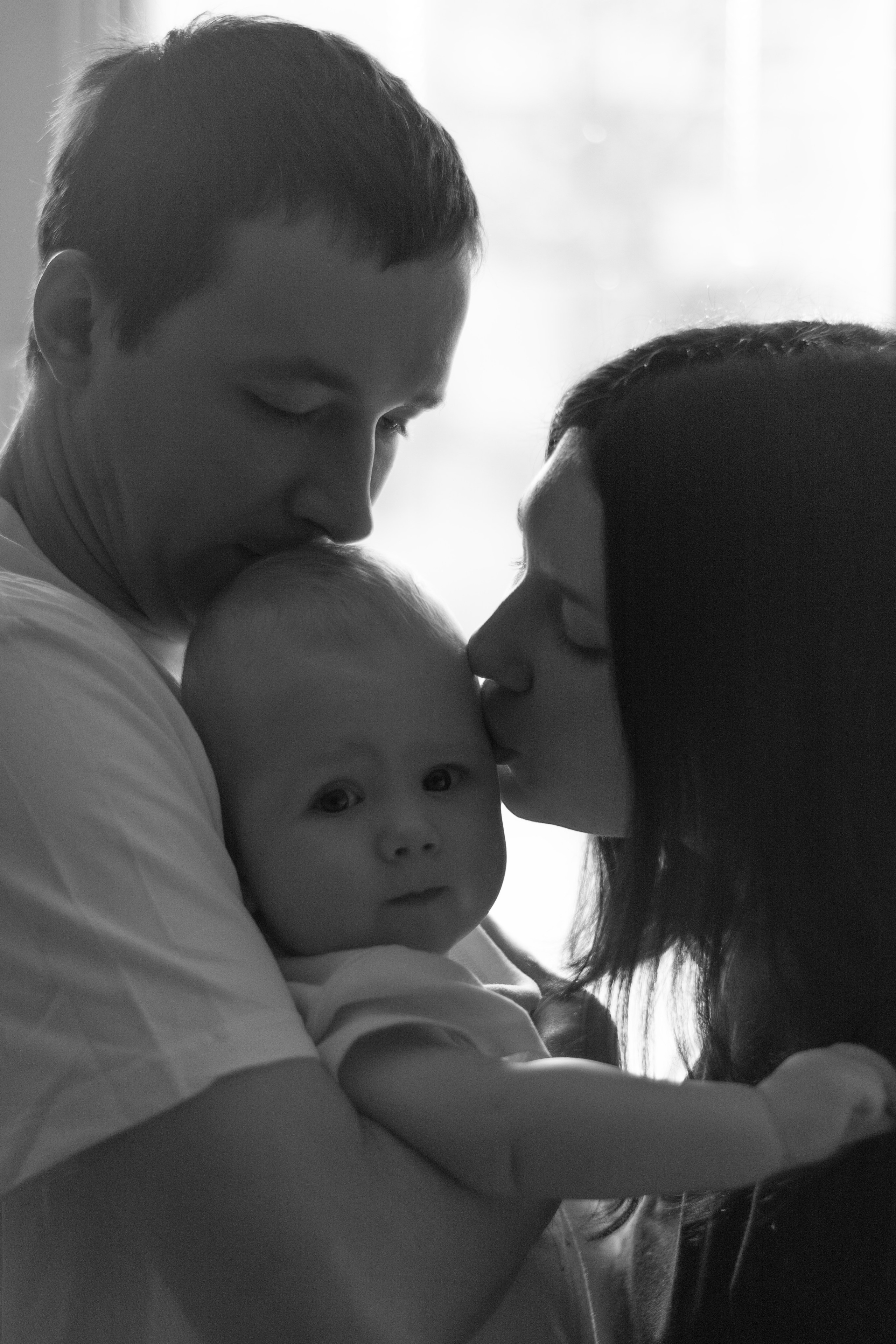 Евгения, Борис и Левушка (домашняя). Детский и семейный фотограф Юлия Полянина