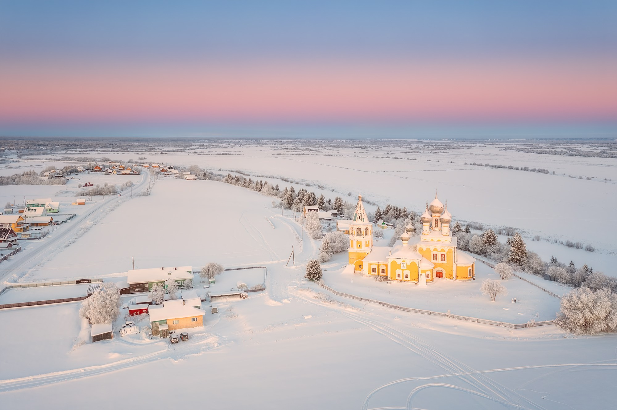 Пейзаж. Аэросъемка в Архангельске, Александр Ермолин