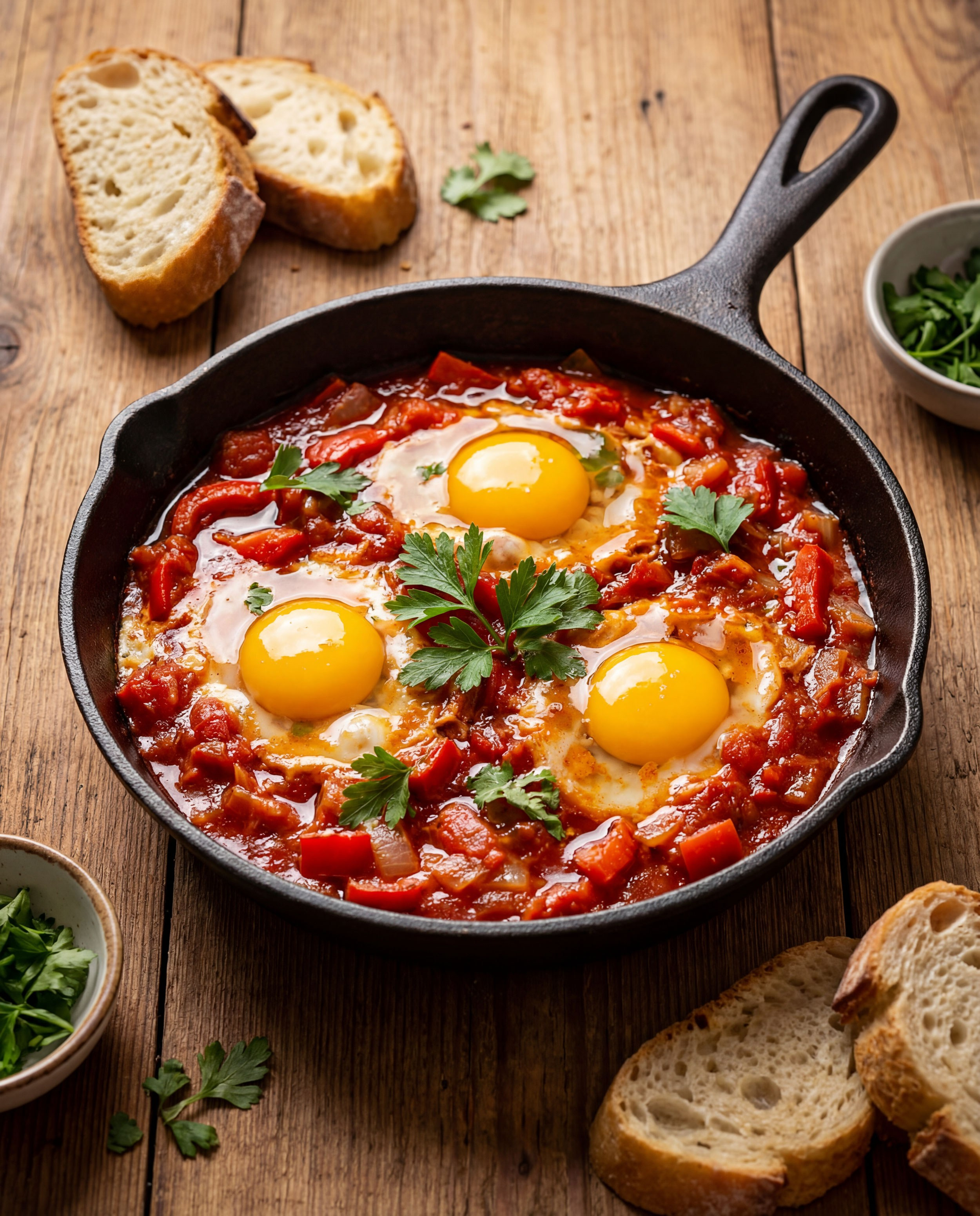 AI-фуд-съёмка: Ингредиенты и приготовление Шакшуки. Сергей Горшенин — профессиональный фотограф