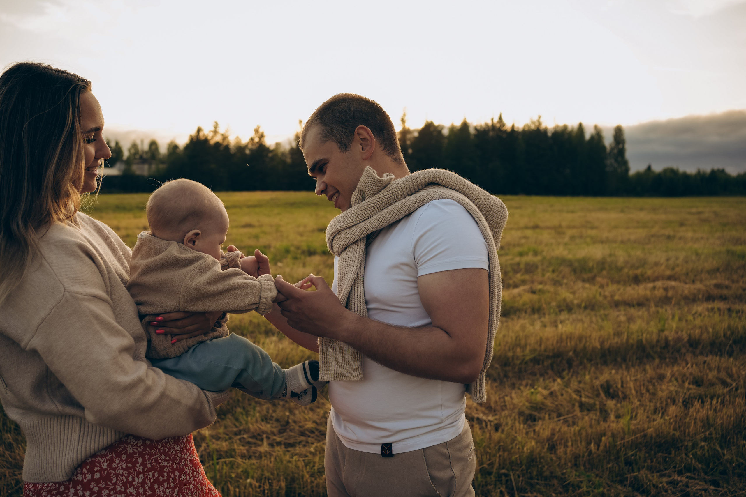 Евгений, Дарья и Атремка. Семейный и детский фотограф Плесецк, Мирный Марина Забабурина