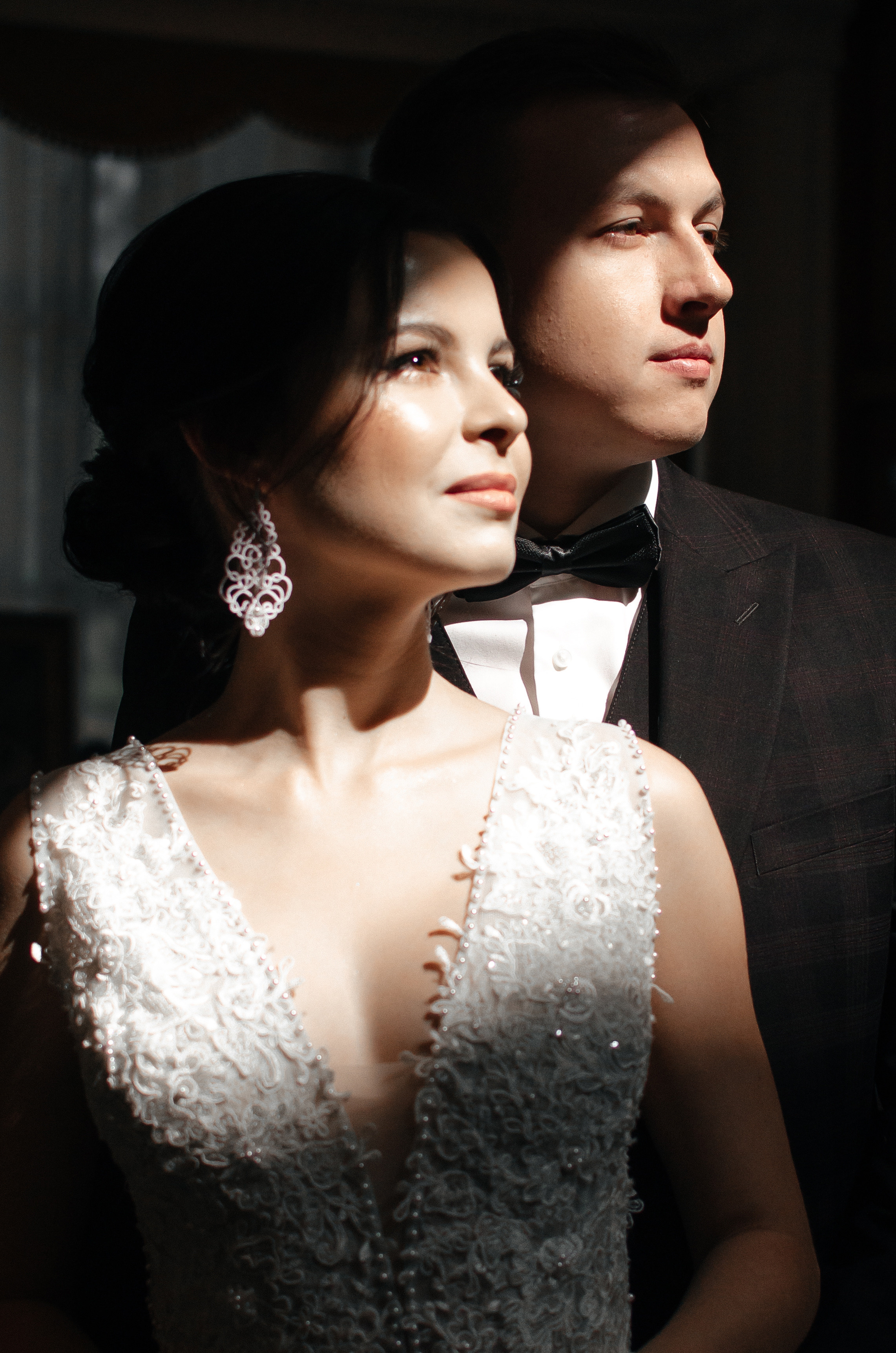 портрет жениха и невесты 