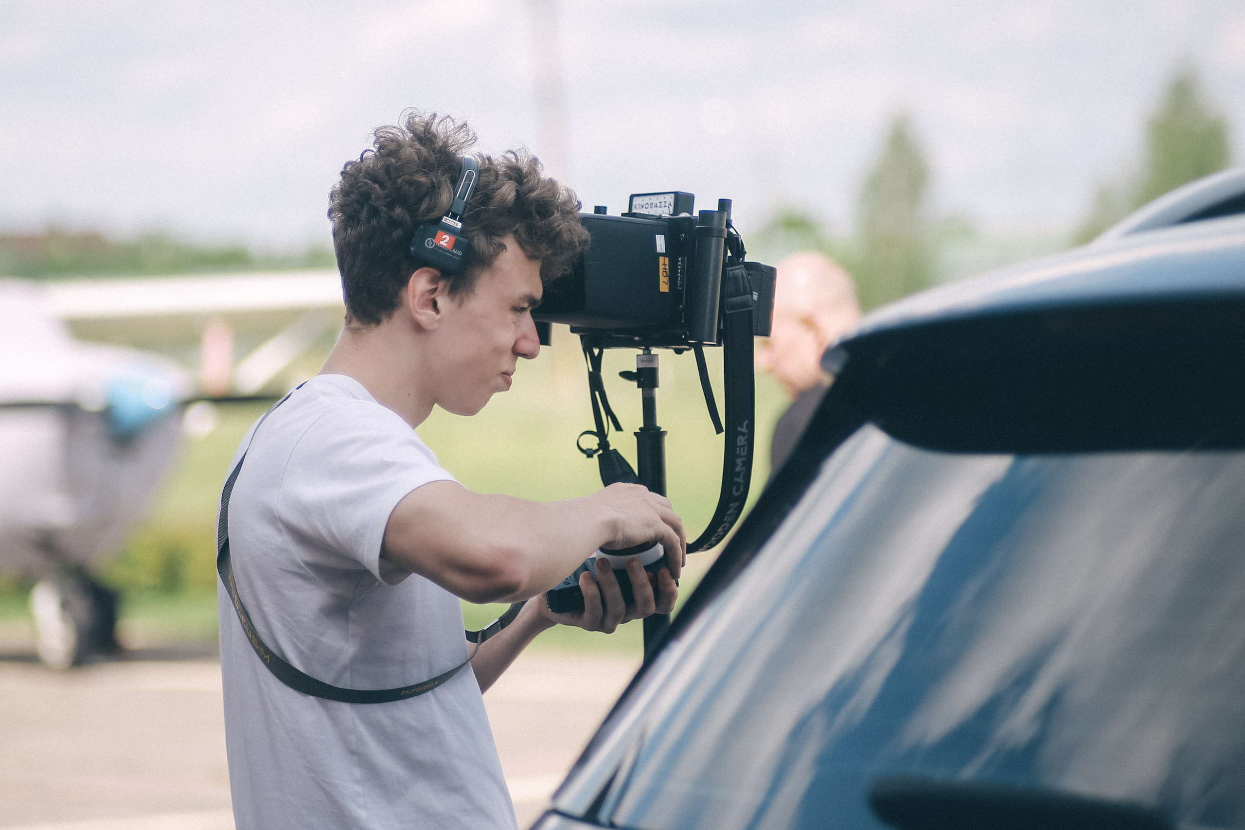 Съёмки фильма «Небо, прощай!». Аэродром Северка. Антонина Морозова, профессиональный семейный фотограф видеограф