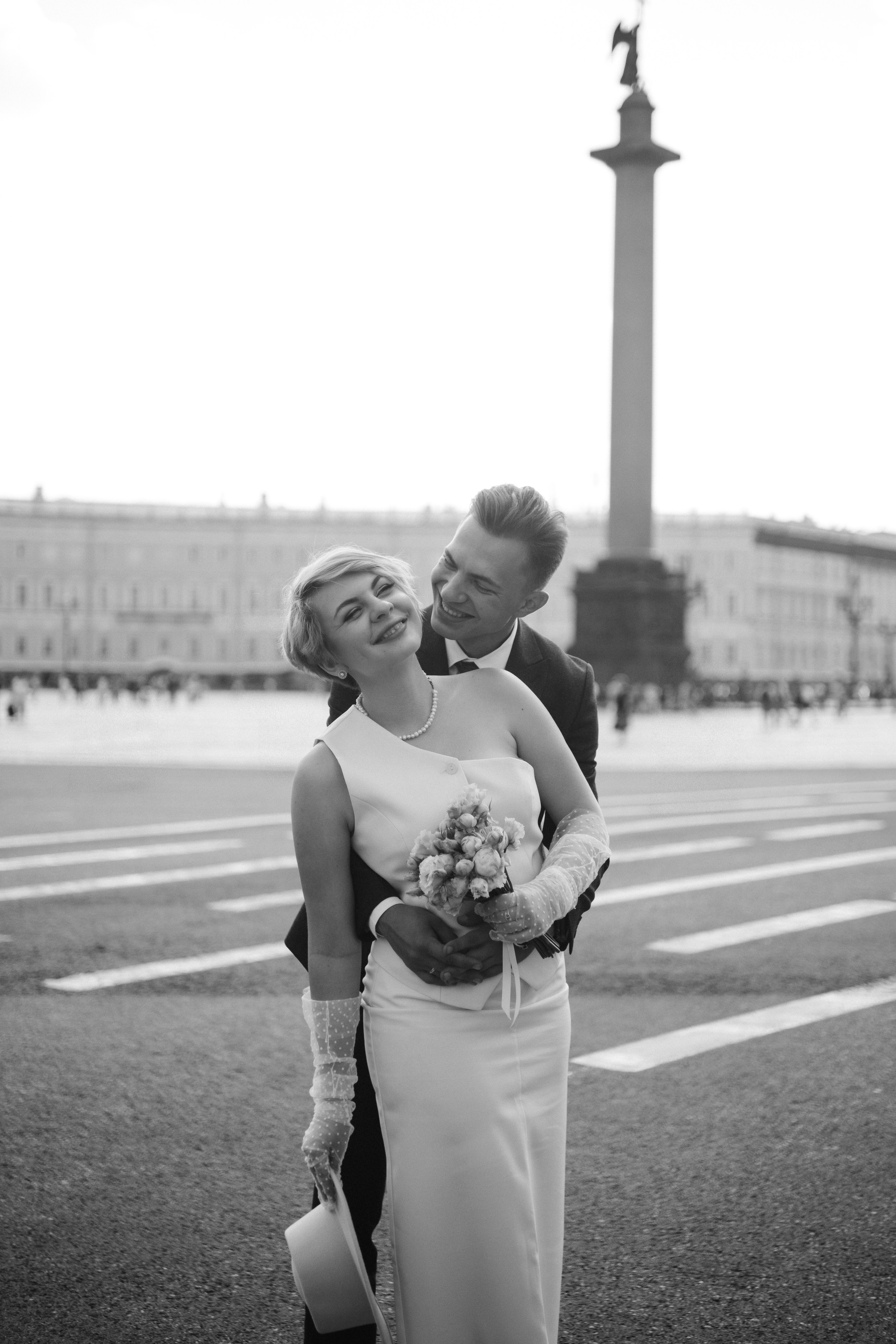 Фрунзенский ЗАГС+прогулка в Центре. Фотограф в Санкт-Петербурге Кристина Брянская