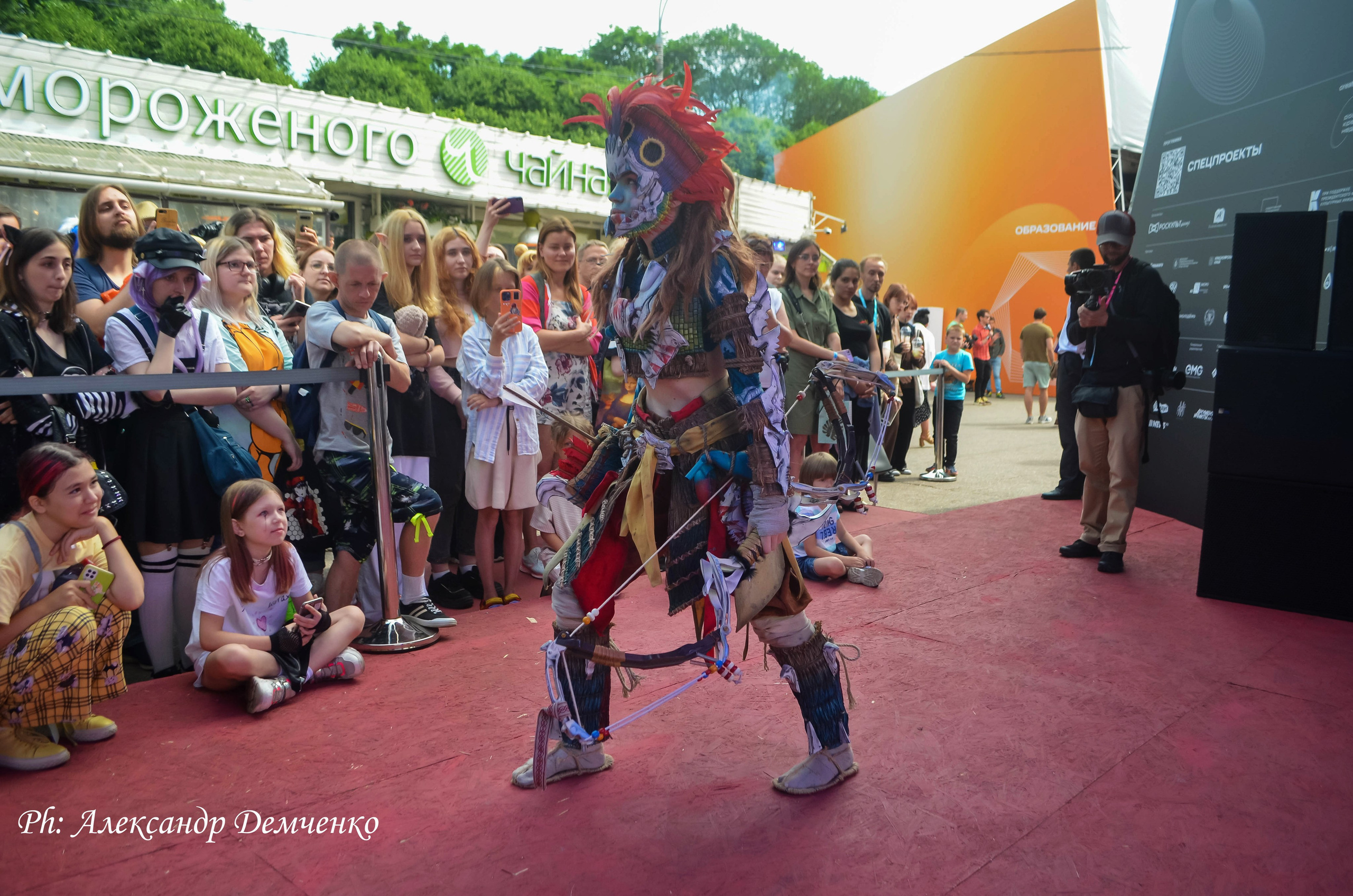 Фотосессия в Парке Горького на Лидеры молодого контента