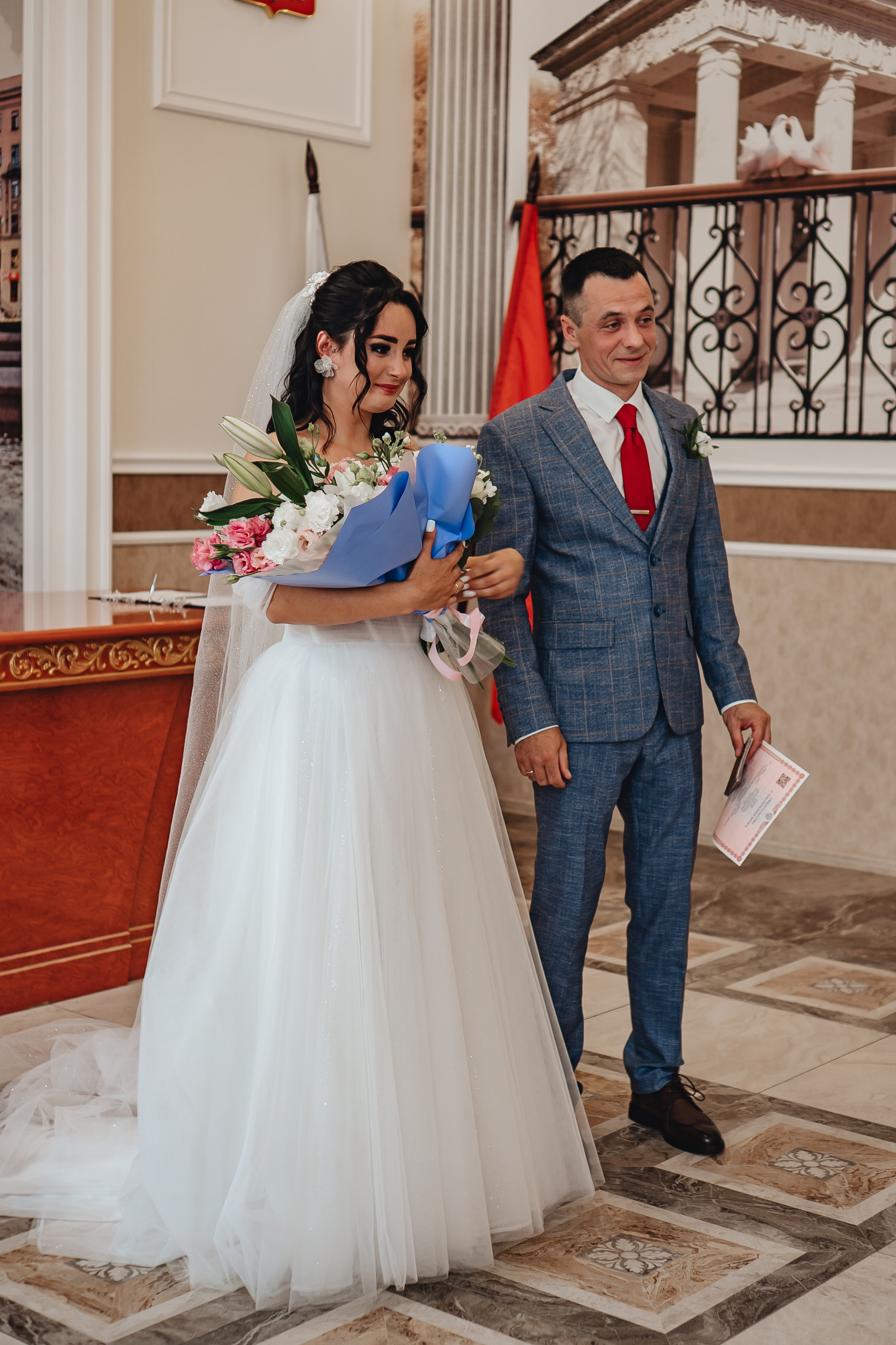 СВАДЕБНАЯ СЬЕМКА В ЗАГСЕ НА МОСКОВСКОМ ПРОСПЕКТЕ. Профессиональный фотограф, Санкт-Петербург — Виктория Богомолова