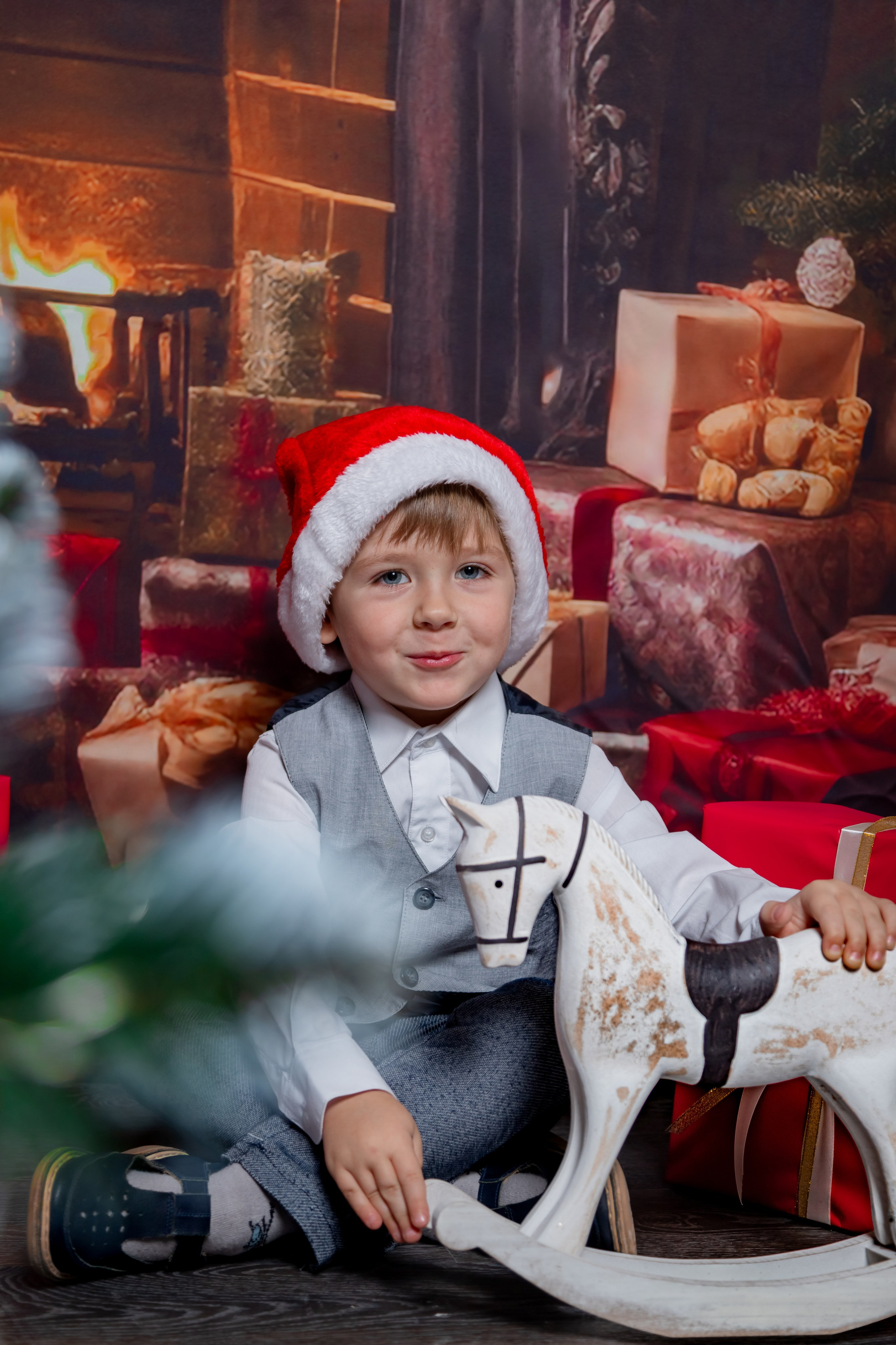 Новогодняя фотосессия. Фиксики Детская фотостудия