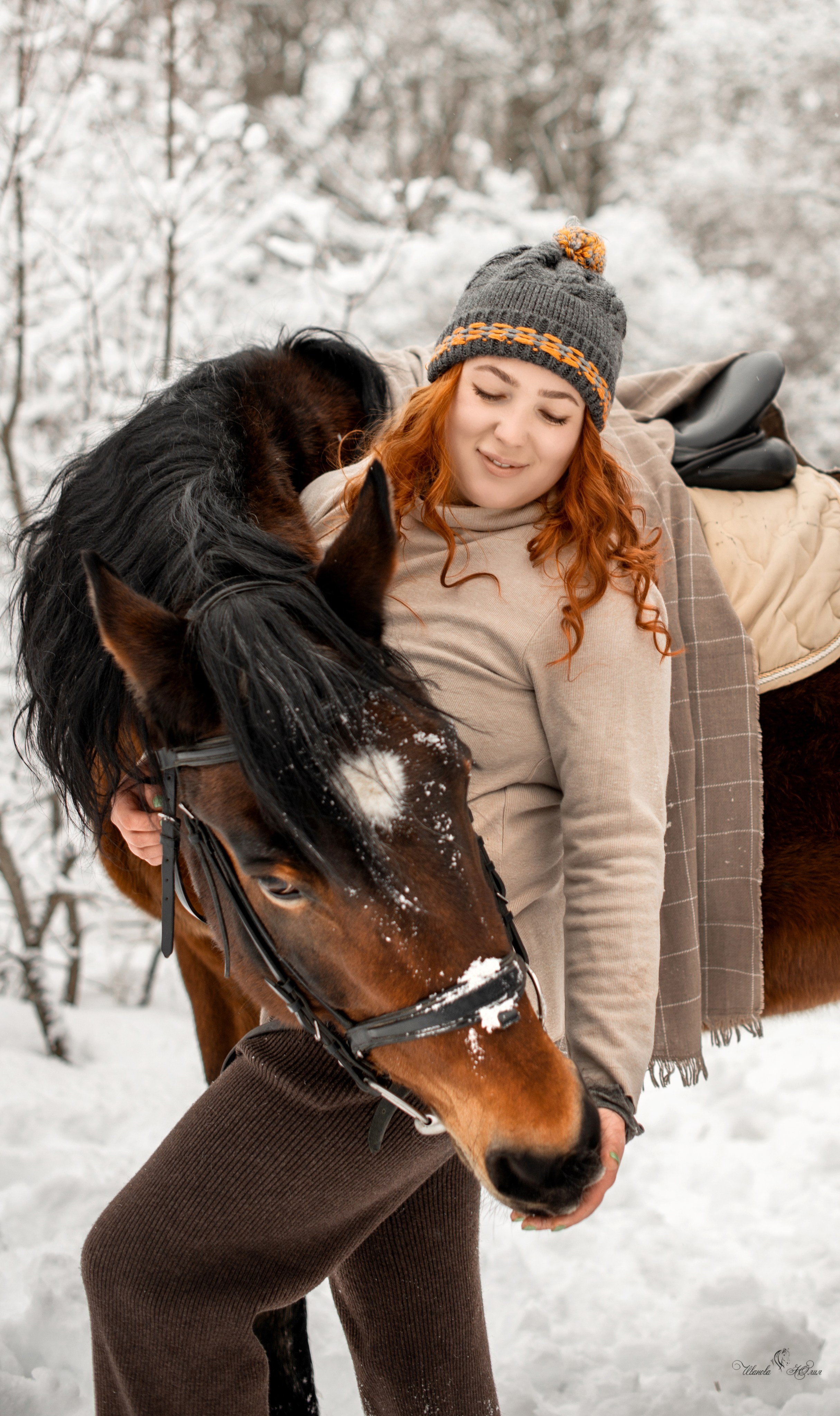 Елизавета и Холмогор. Конный фотограф в Саратове Юлия Иванова