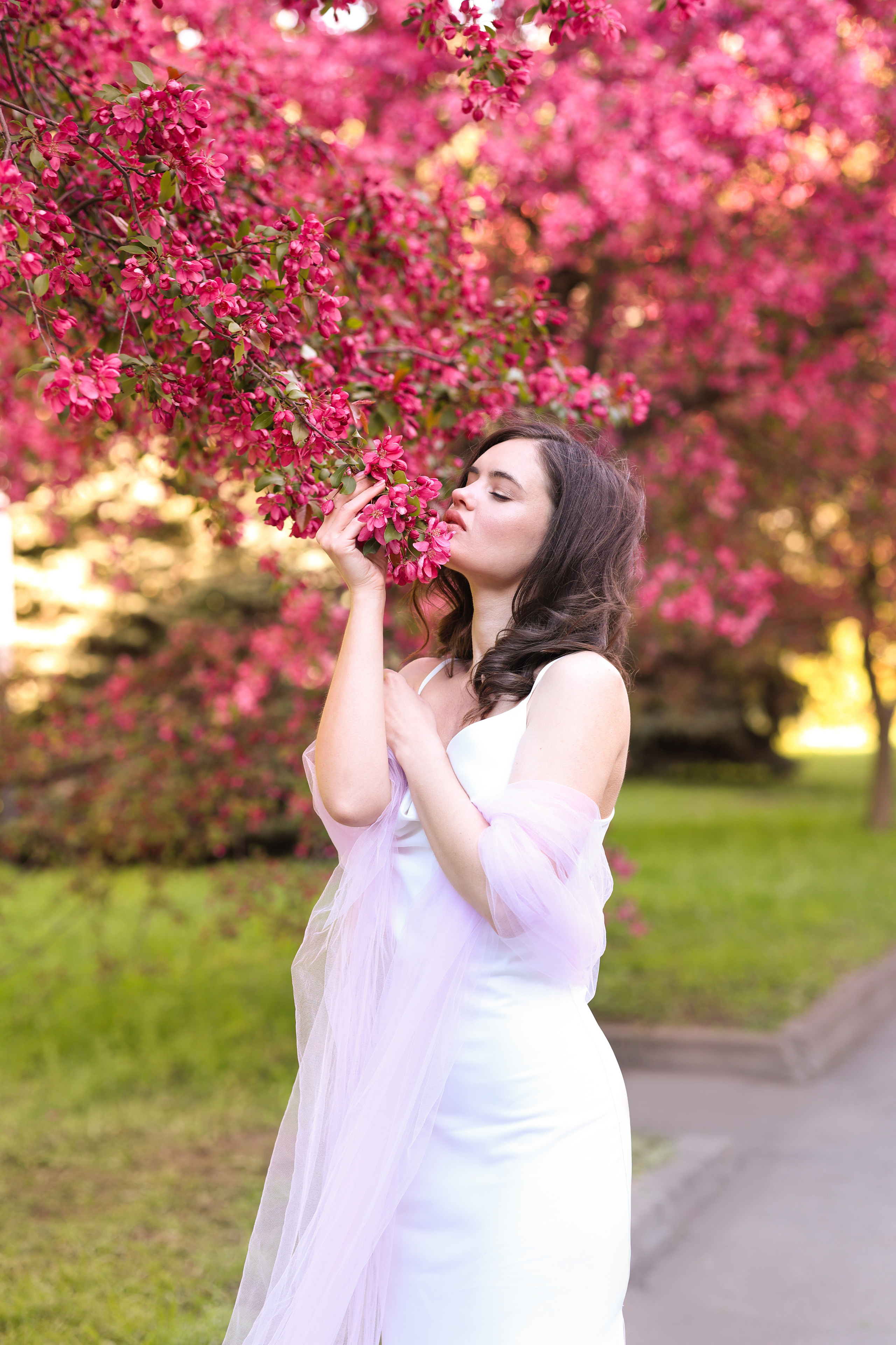 Фотосессия в цветущем саду. Женский и семейный фотограф Светлана