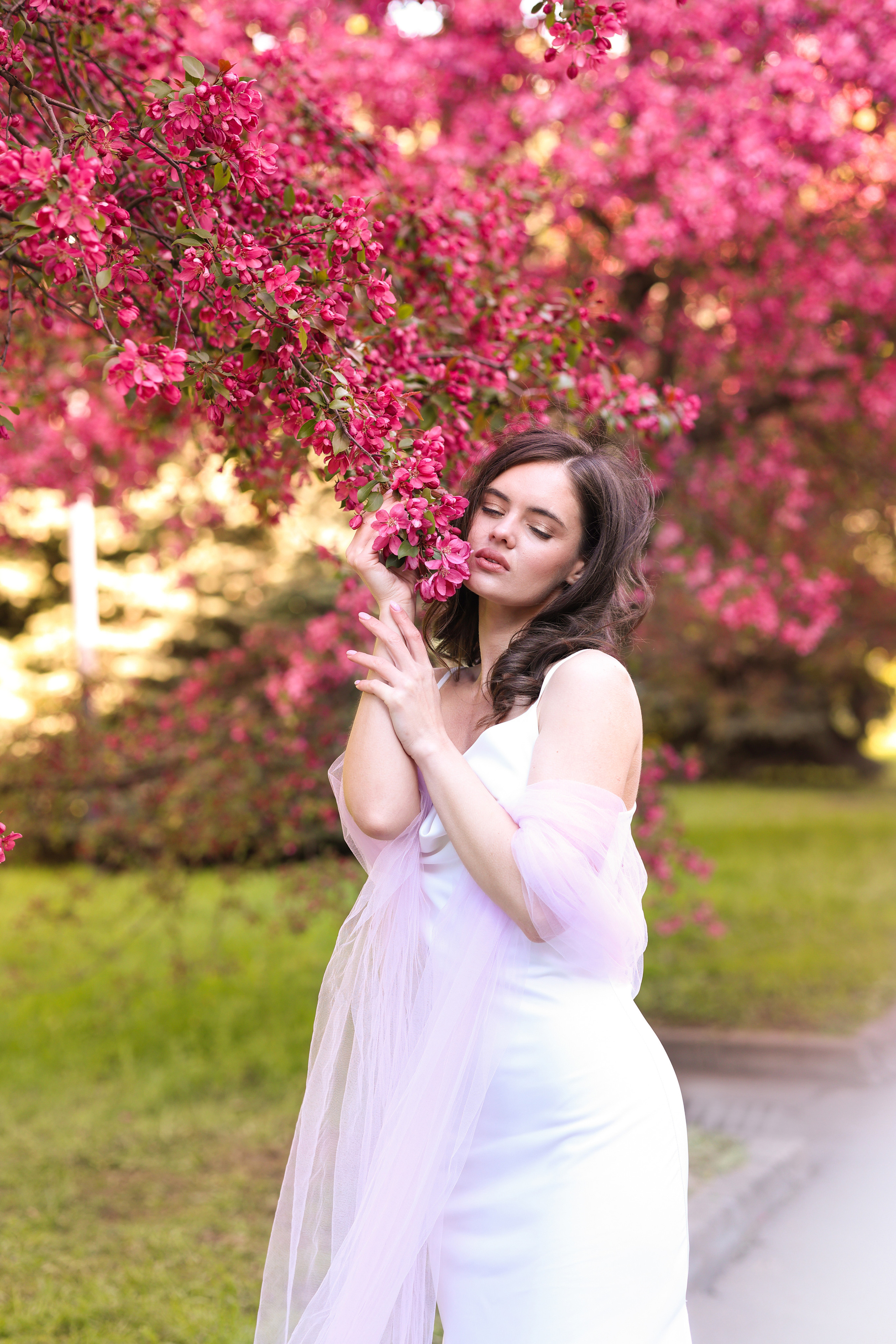 Фотосессия в цветущем саду. Женский и семейный фотограф Светлана