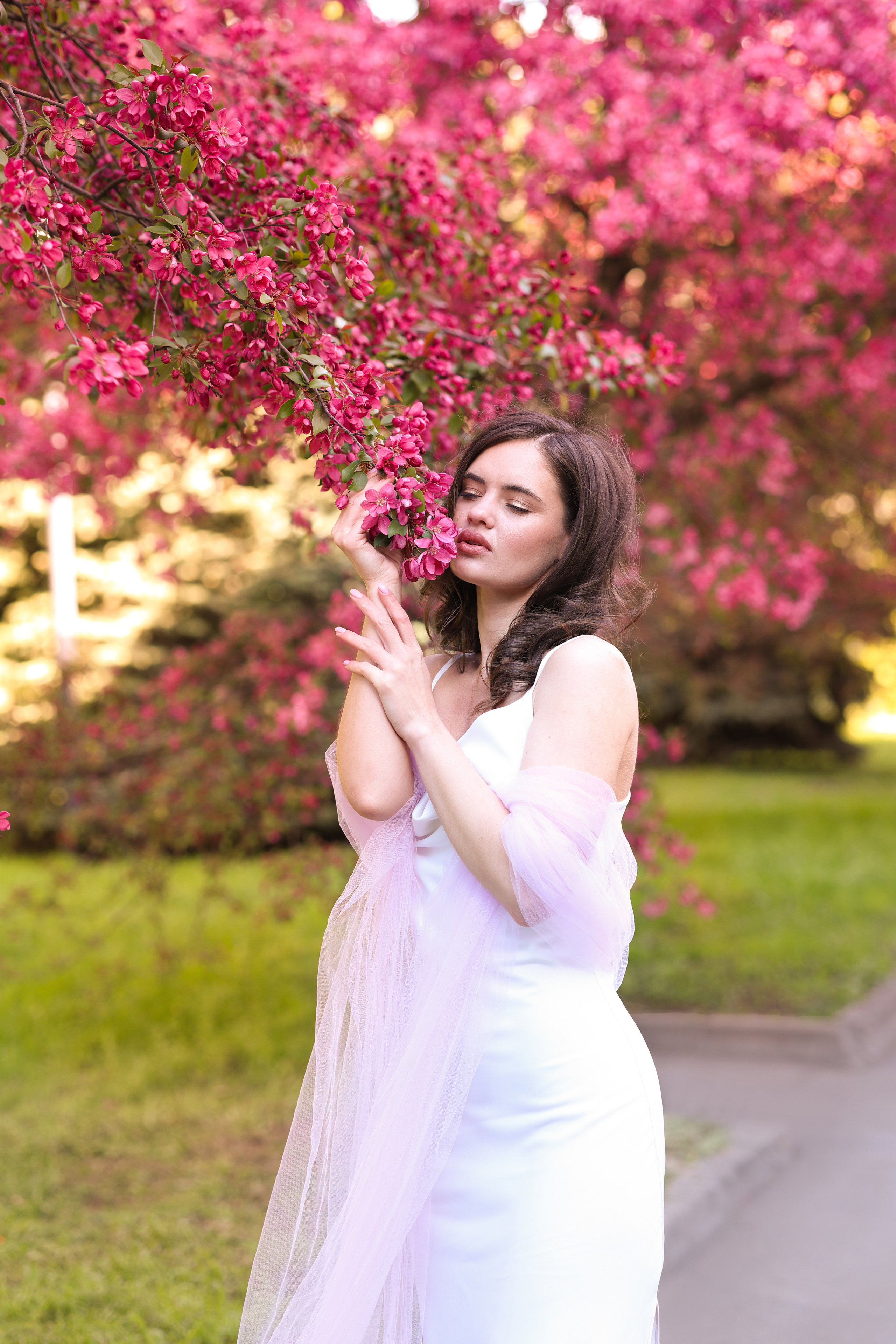 Фотосессия в цветущем саду. Женский и семейный фотограф Светлана