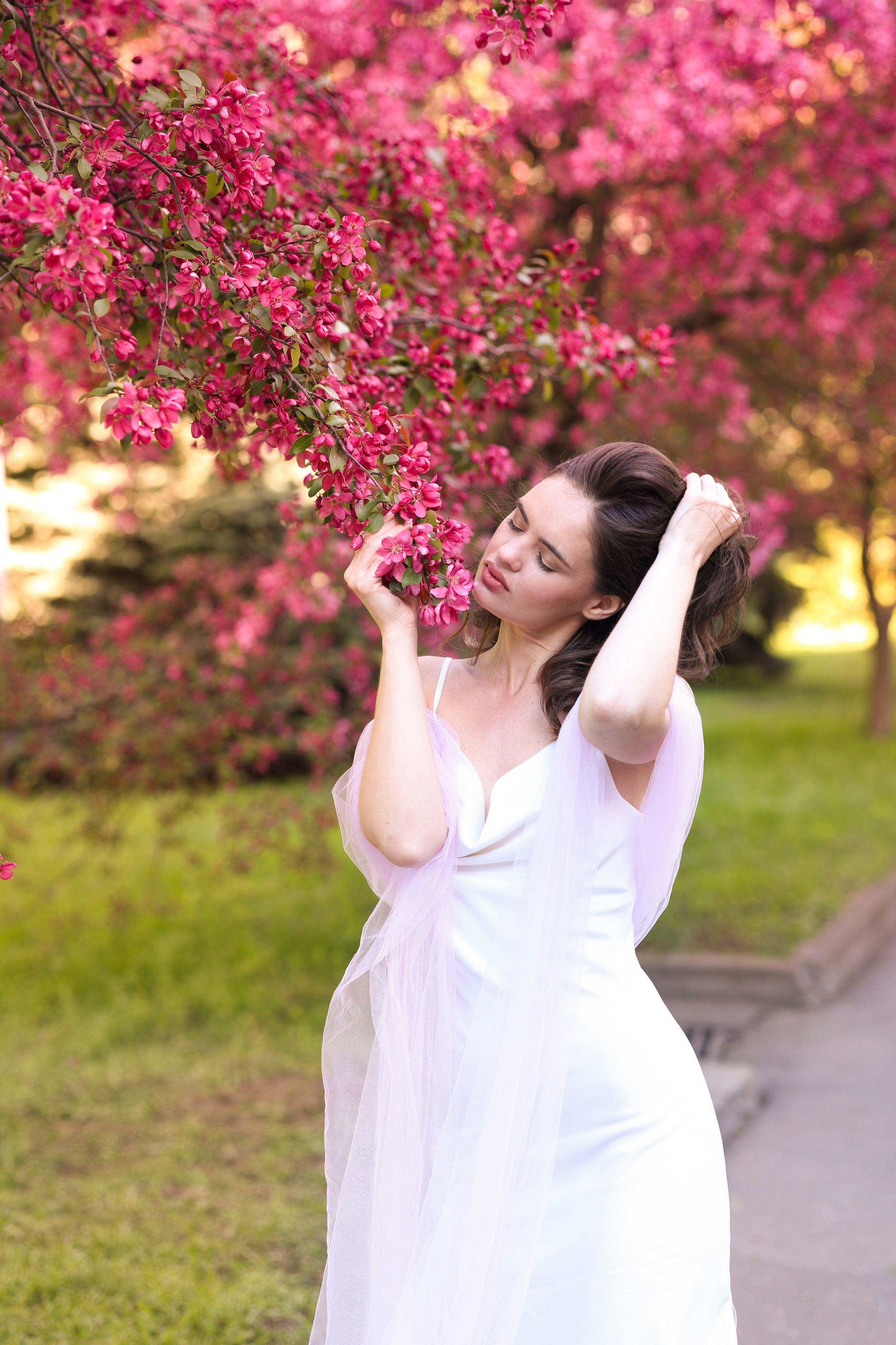 Фотосессия в цветущем саду. Женский и семейный фотограф Светлана