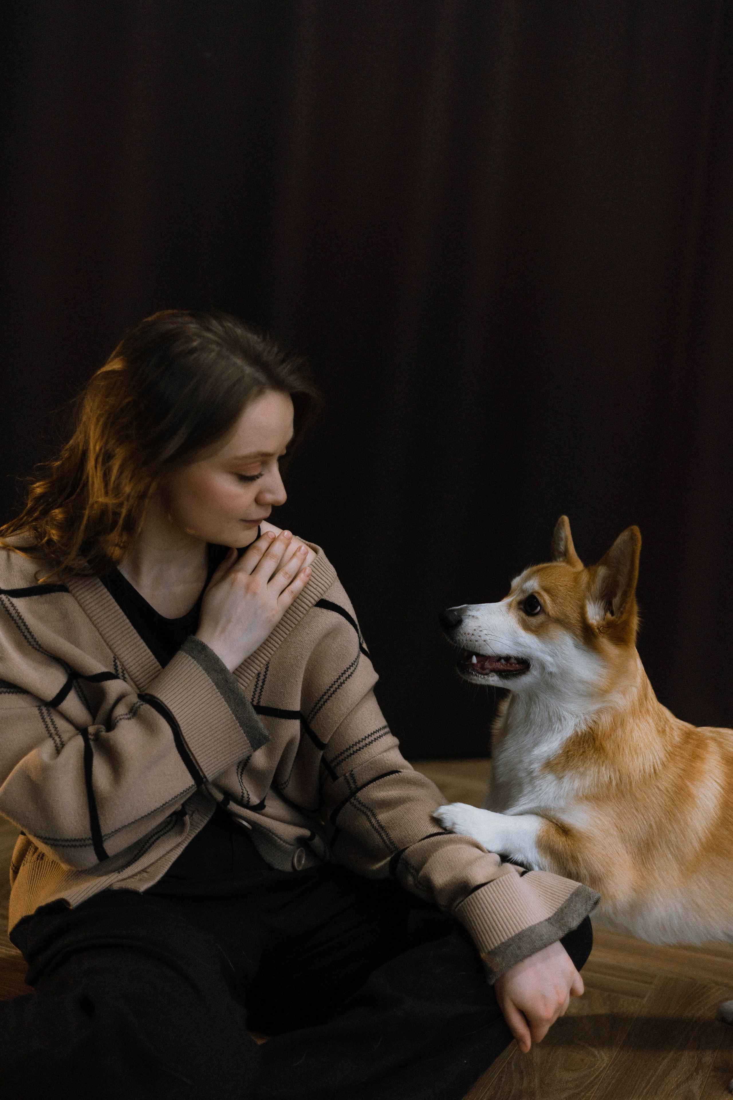 Настя и Мия. Фотограф-анималист Богданова Полина