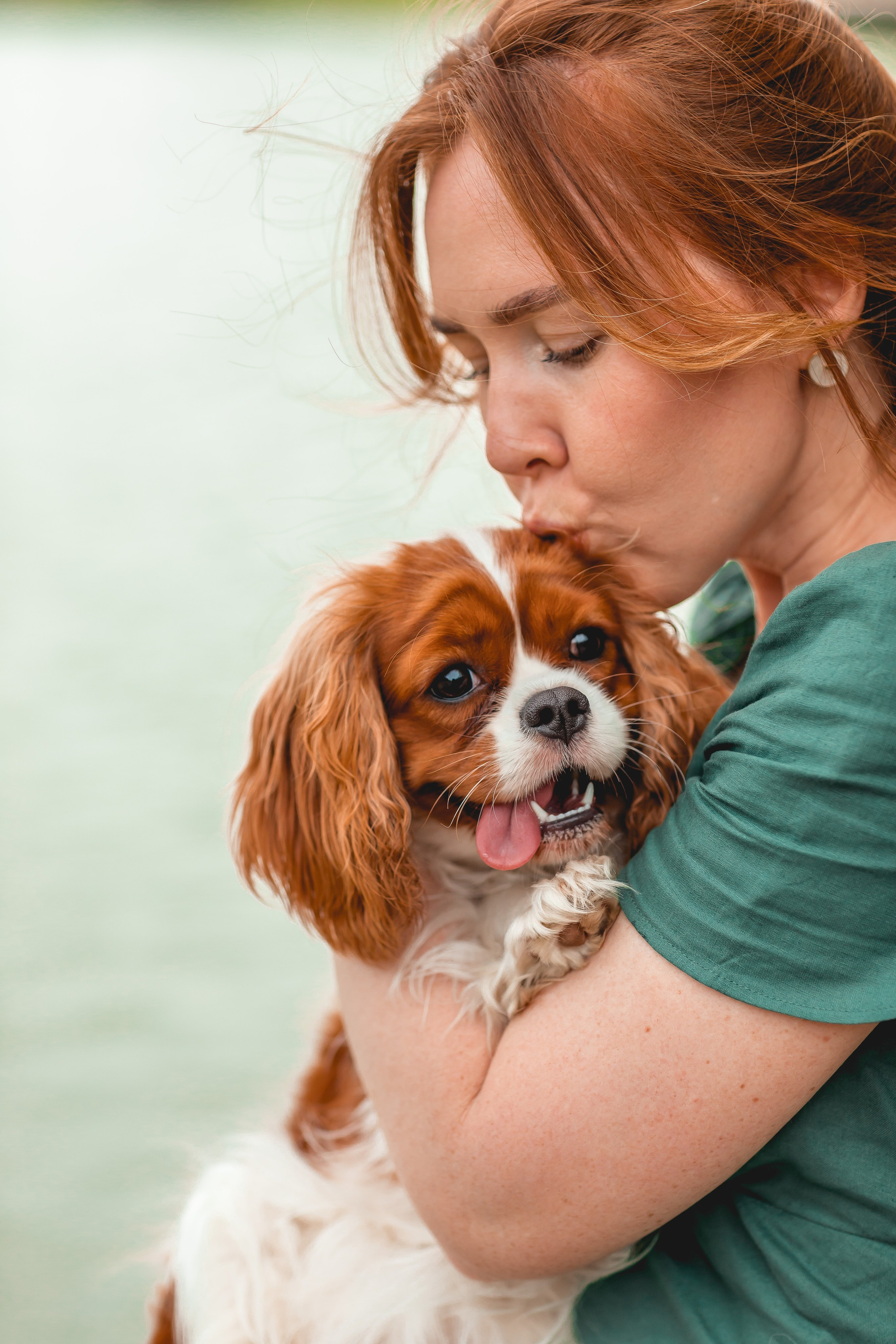Ольга и семья. Семейный фотограф анималист Мария Крючкова