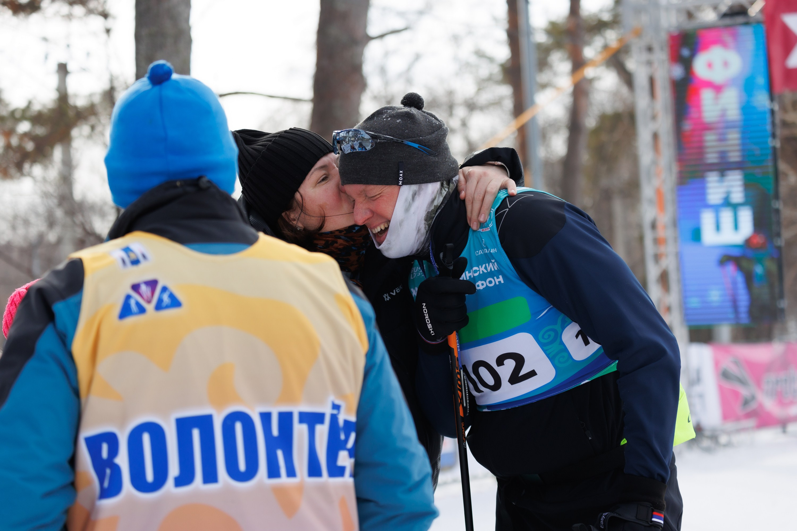 XXVII Сахалинский лыжный марафон. Фотограф Анастасия Зубкова