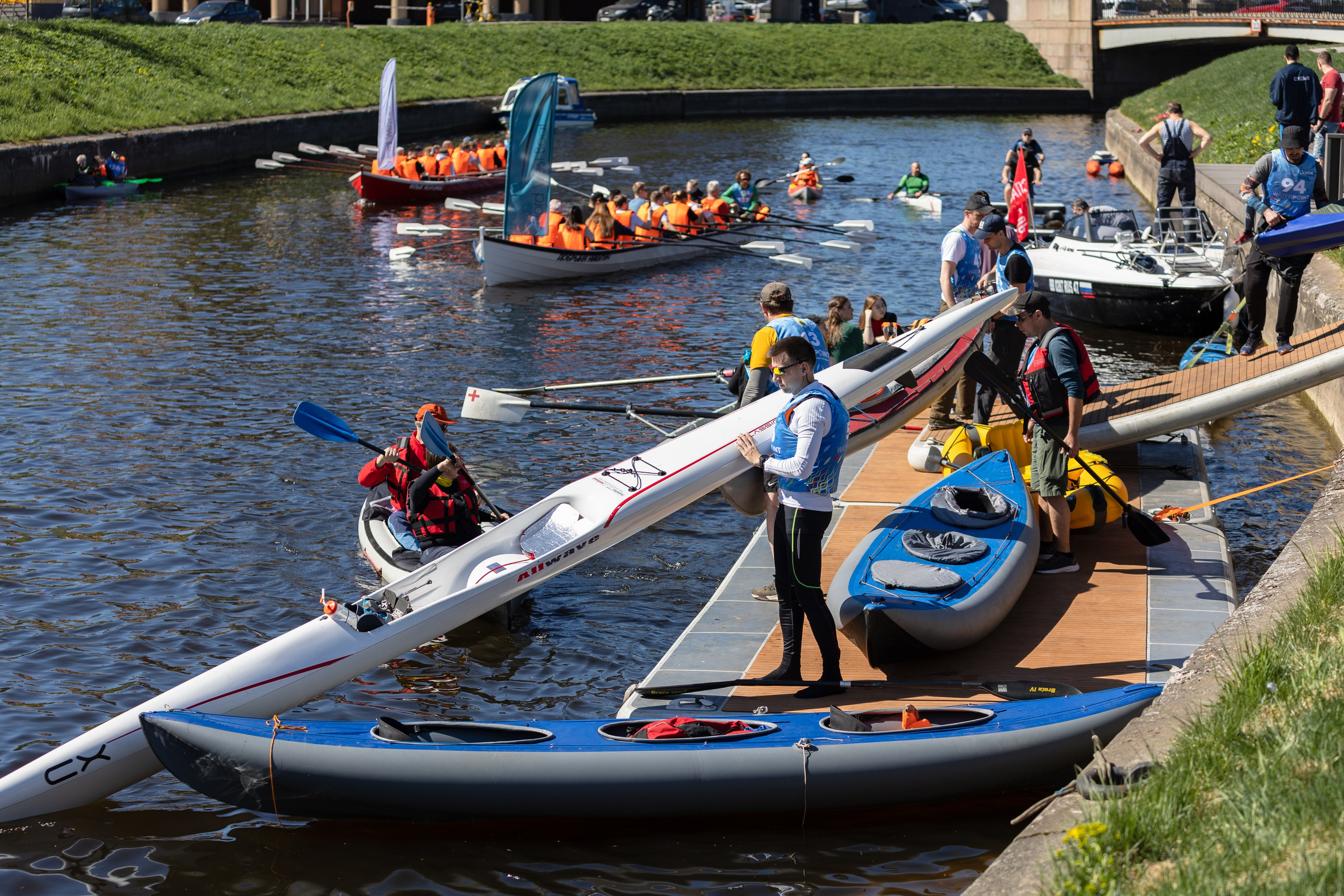 Открытие гребного сезона на р. Карповка. Фотограф в Санкт-Петербурге