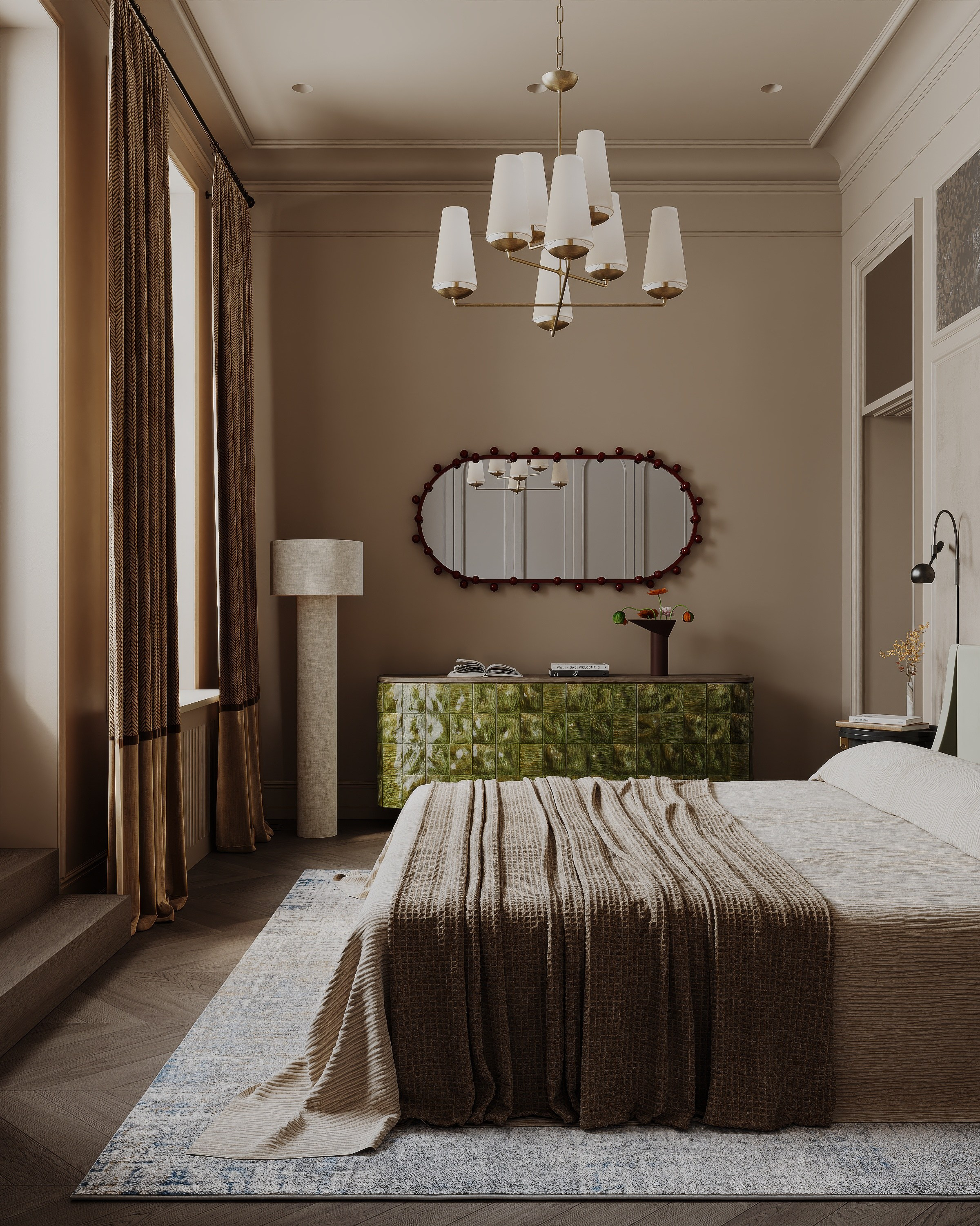 B56_2025_ Дизайнер: Екатерина Аккузина. 3d визуализатор интерьера Анастасия Лосицкая