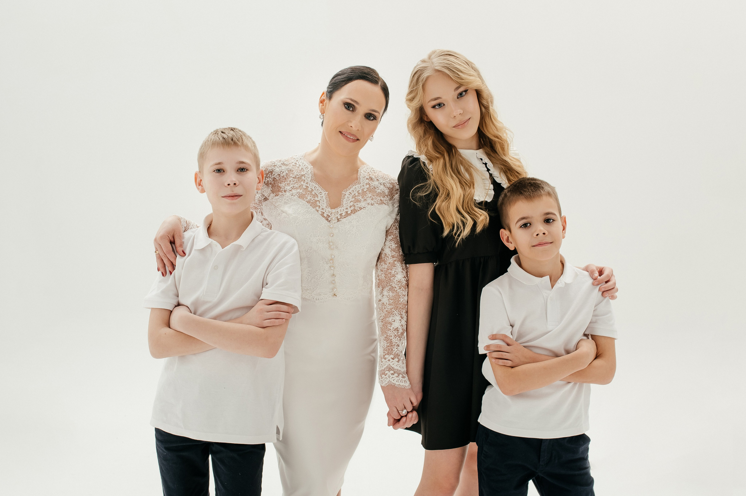 Олеся с детьми. Свадебный и студийный фотограф Ирина Котикова
