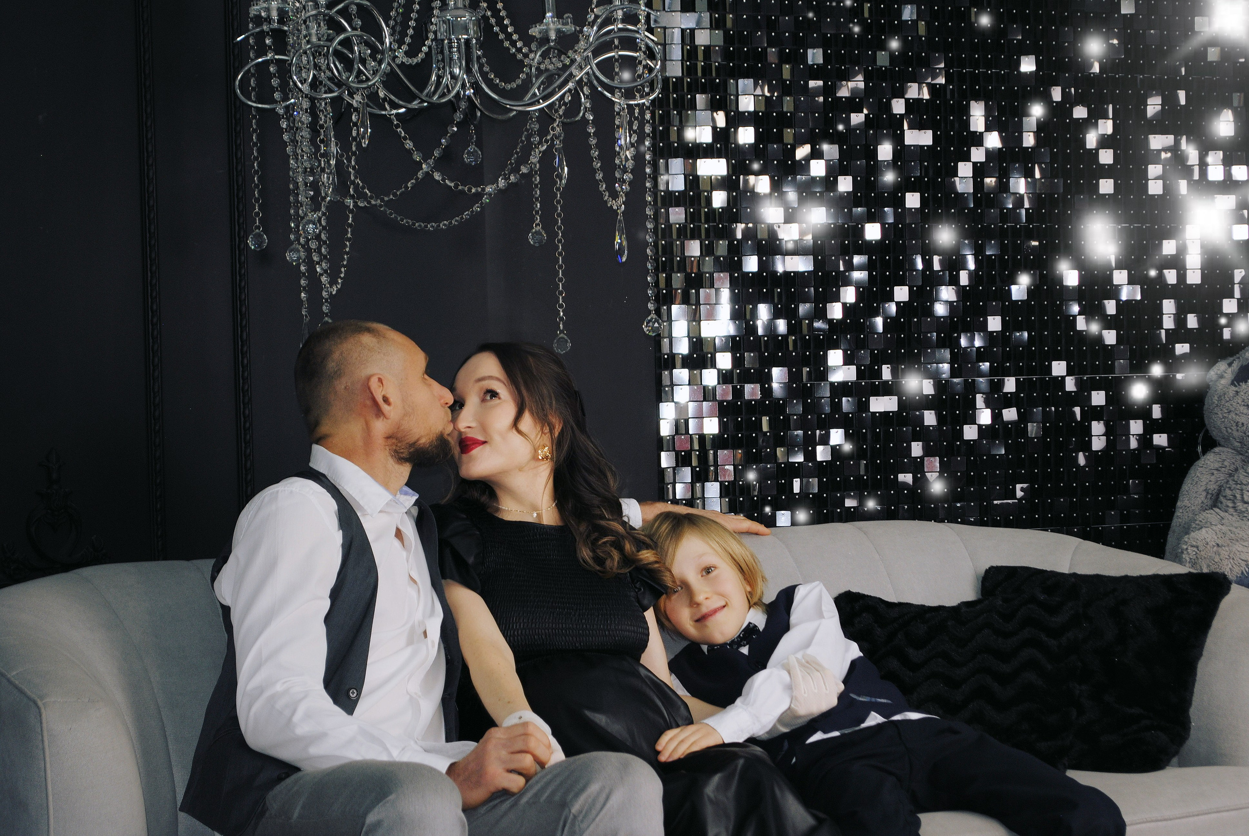 Ксения и семья. Фотограф Мария Мусаелян