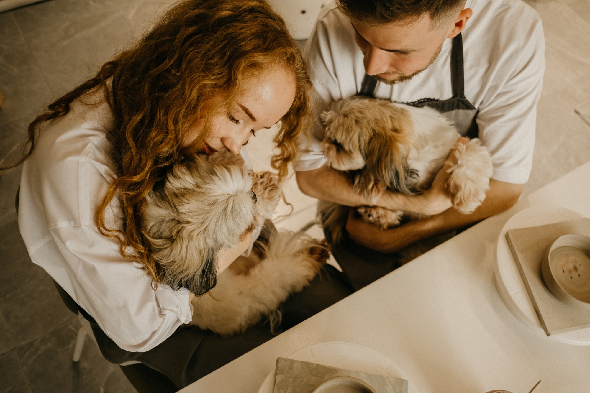 В гончарной мастерской. Свадебный фотограф Александра Тюлякова