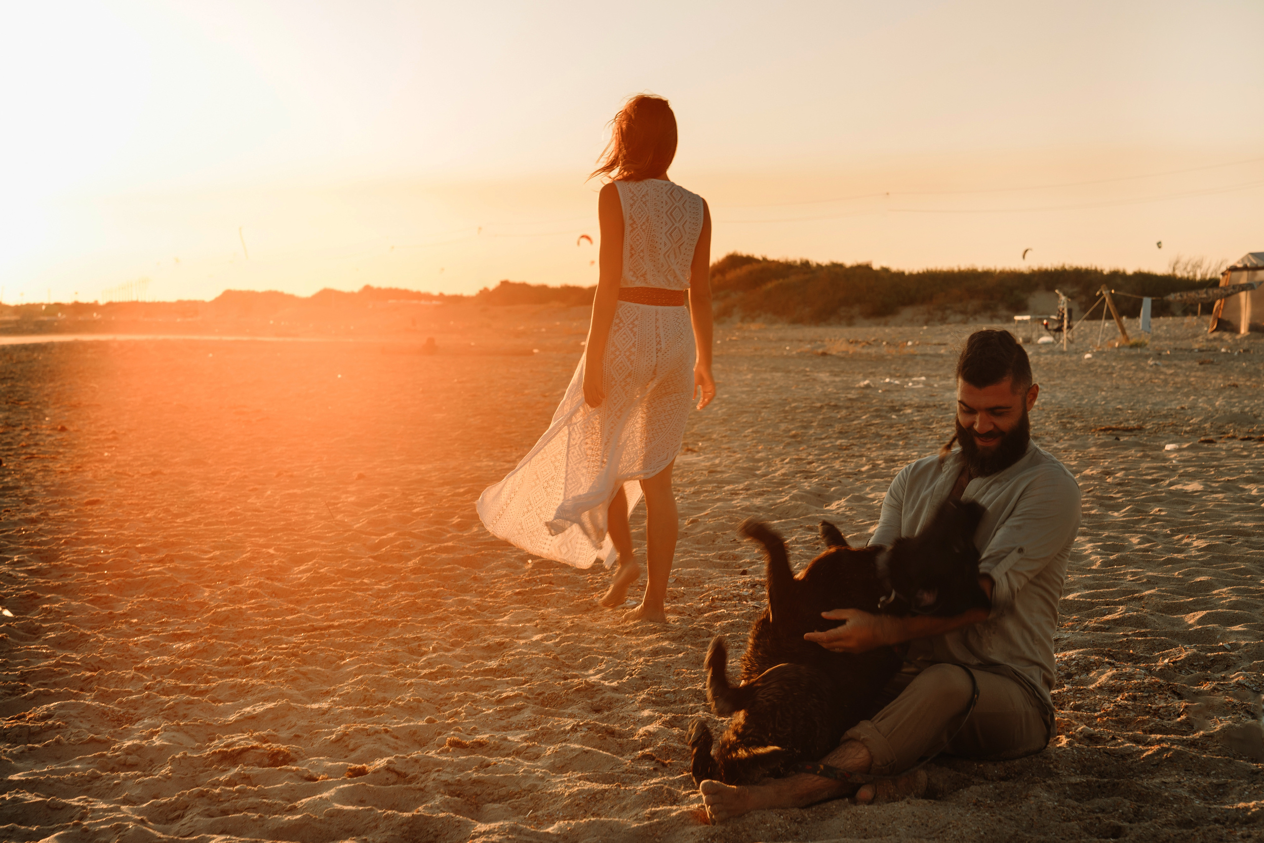 Стильная фотосессия красивой пары